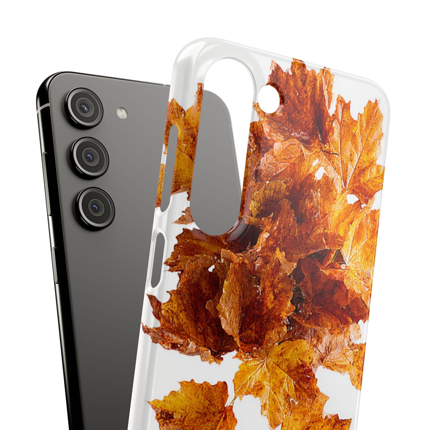 Autumn Leaf Phone Case | Fall Snap Cases, Phone Accessories, Nature Lover Gift, Seasonal Decor, Cozy Fall Vibes
