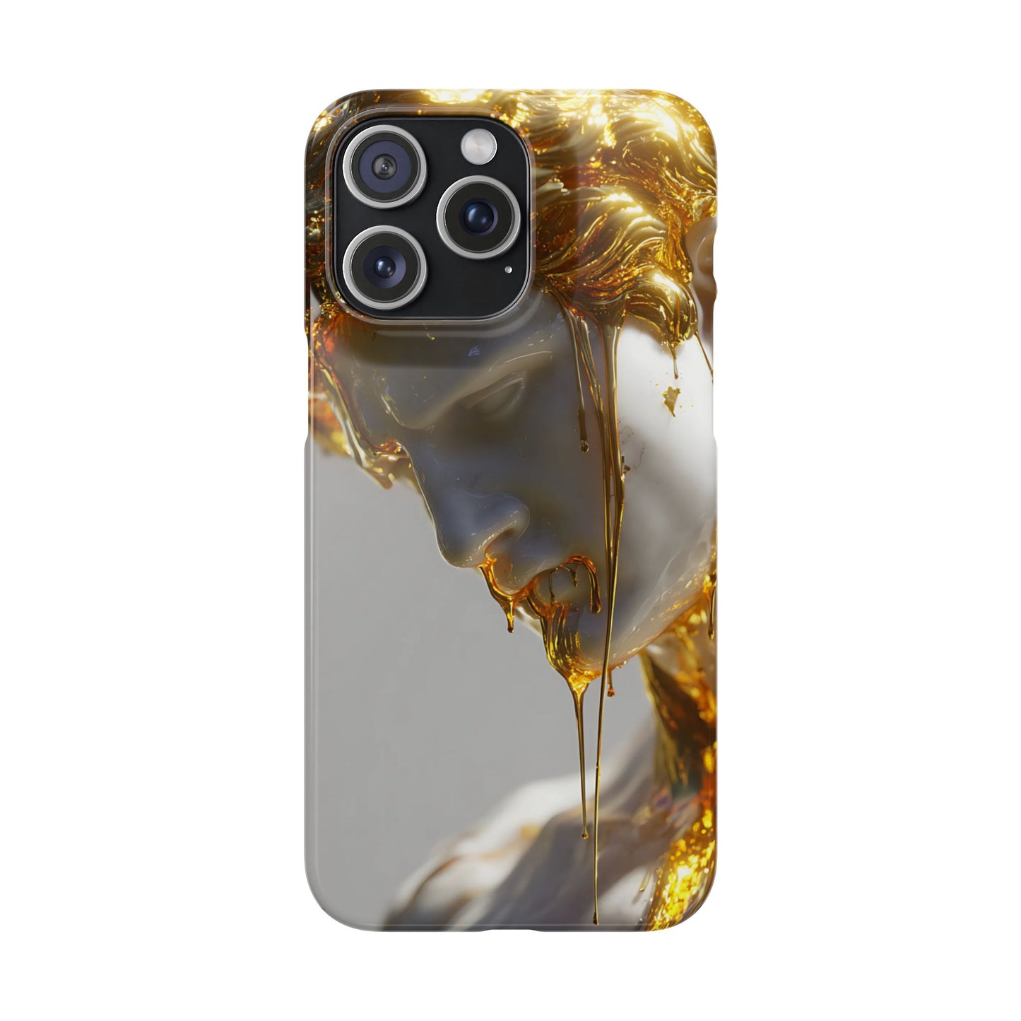 Gold Goddess Art Snap Case, Artistic Phone Cover, Unique Phone Accessory, Gift for Art Lovers, Stylish Protection