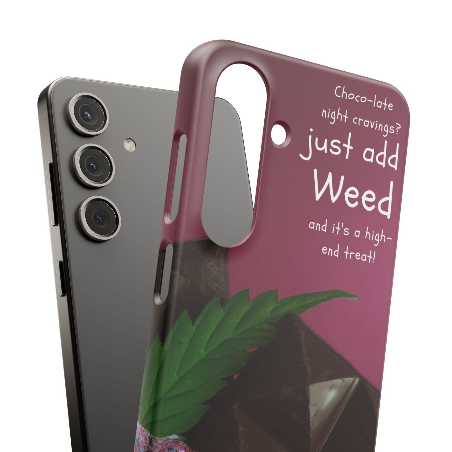 High-End Treat Snap Cases for Weed Enthusiasts Iphone and Samsung Phone Cover