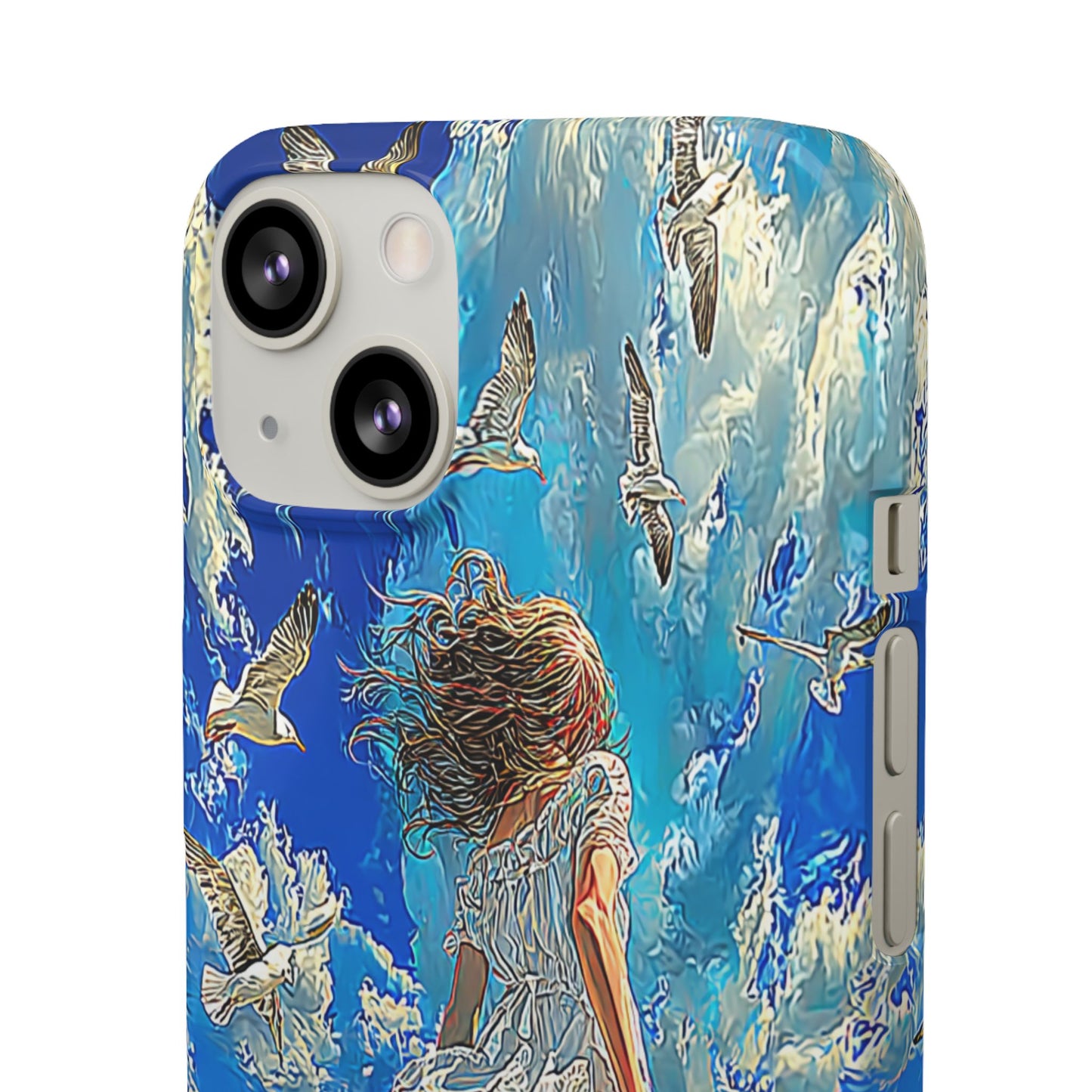 Dreamy Seaside Snap Case, Ocean Waves Phone Cover, Summer Vibe Gift, Cute Aesthetic Accessory, Beach Lover Case