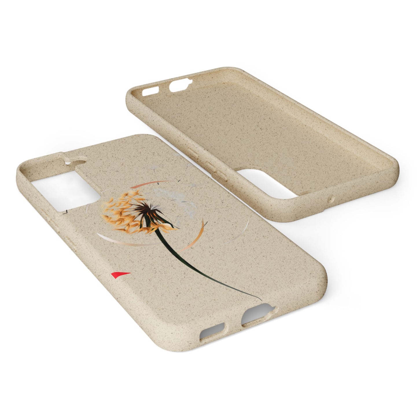 Plastic Free Eco-Friendly Phone Cases with Floral Design Sustainable Gift for Iphone and Samsungs