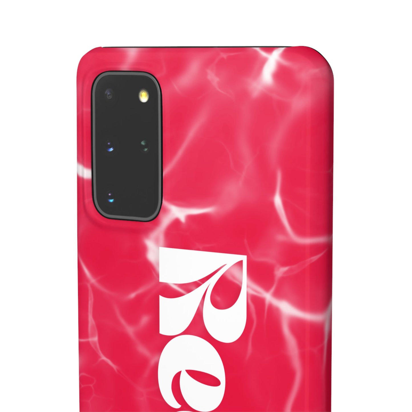 Vibrant Red Snap Case for iPhone, Trendy Phone Cover, Gift for Her, Summer Accessory, Stylish Tech Protection