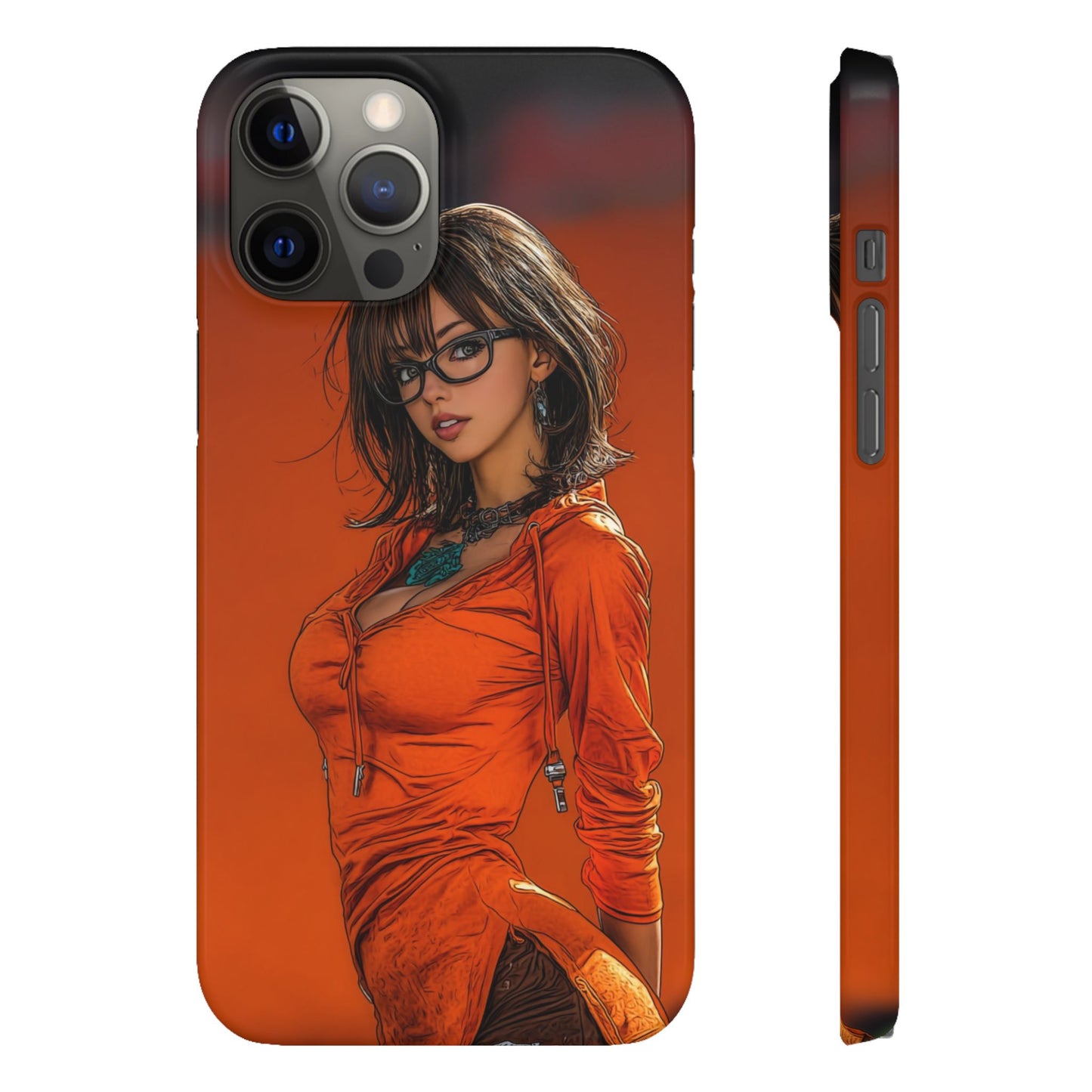 Velma Dinkley Cleveland Browns Fan Snap Cases, Phone Cover, Cartoon Style Art, Custom Case, Protective Shell