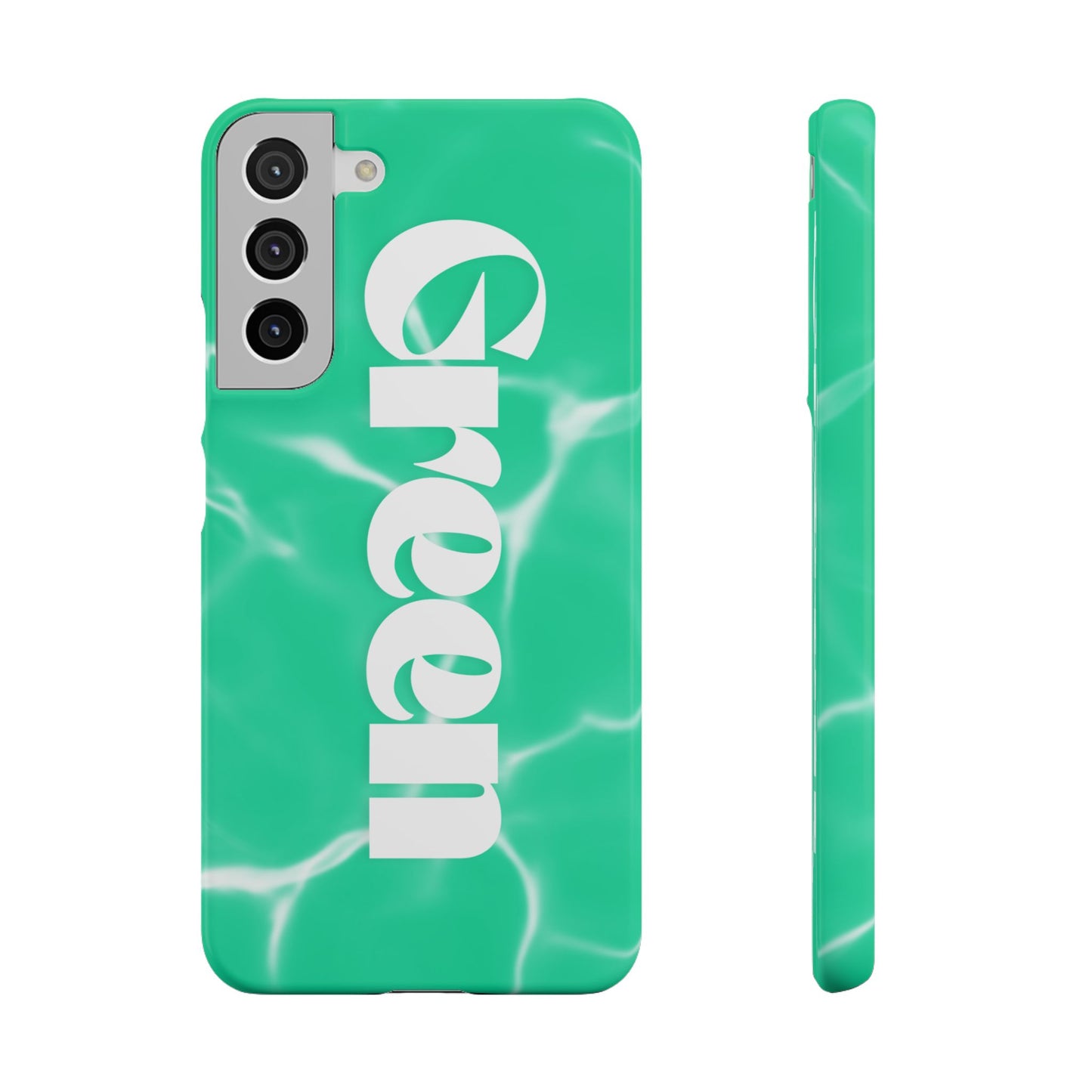 Aqua Pool Vibe Snap Case, Tropical Phone Cover, Summer Accessory, Trendy Gift for Friends, Beach Lover's Essential