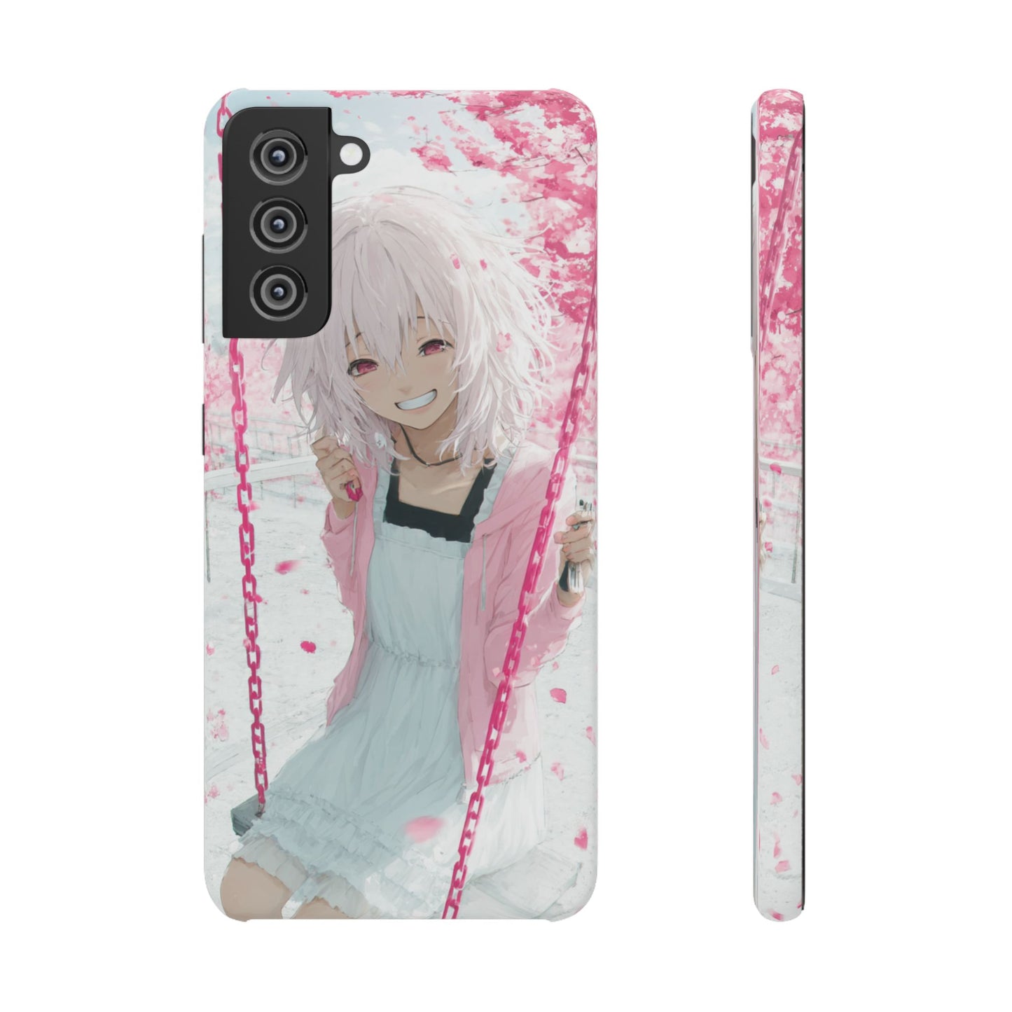 Anime Character Snap Cases for Phone, Cute Aesthetic Phone Cover, Gifts for Otaku, Floral Design, Unique Phone Cases