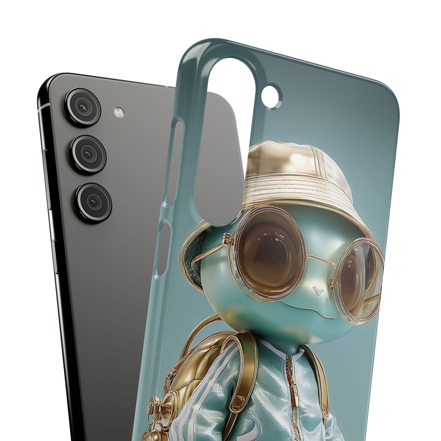 Trendy Character Snap Case for Phone, Cute Phone Cover, Gift for Kids, Cartoon Style Gadget Accessory, Fun Phone Protection