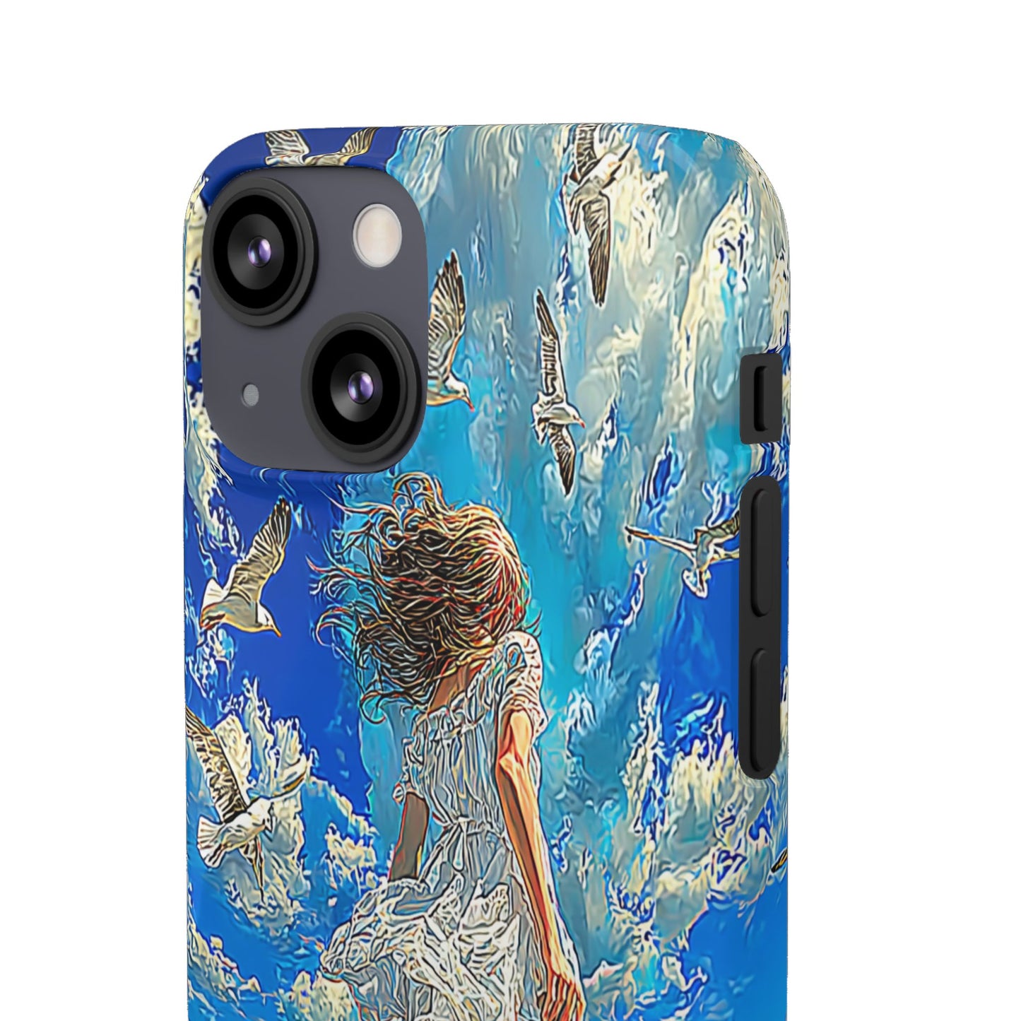 Dreamy Seaside Snap Case, Ocean Waves Phone Cover, Summer Vibe Gift, Cute Aesthetic Accessory, Beach Lover Case