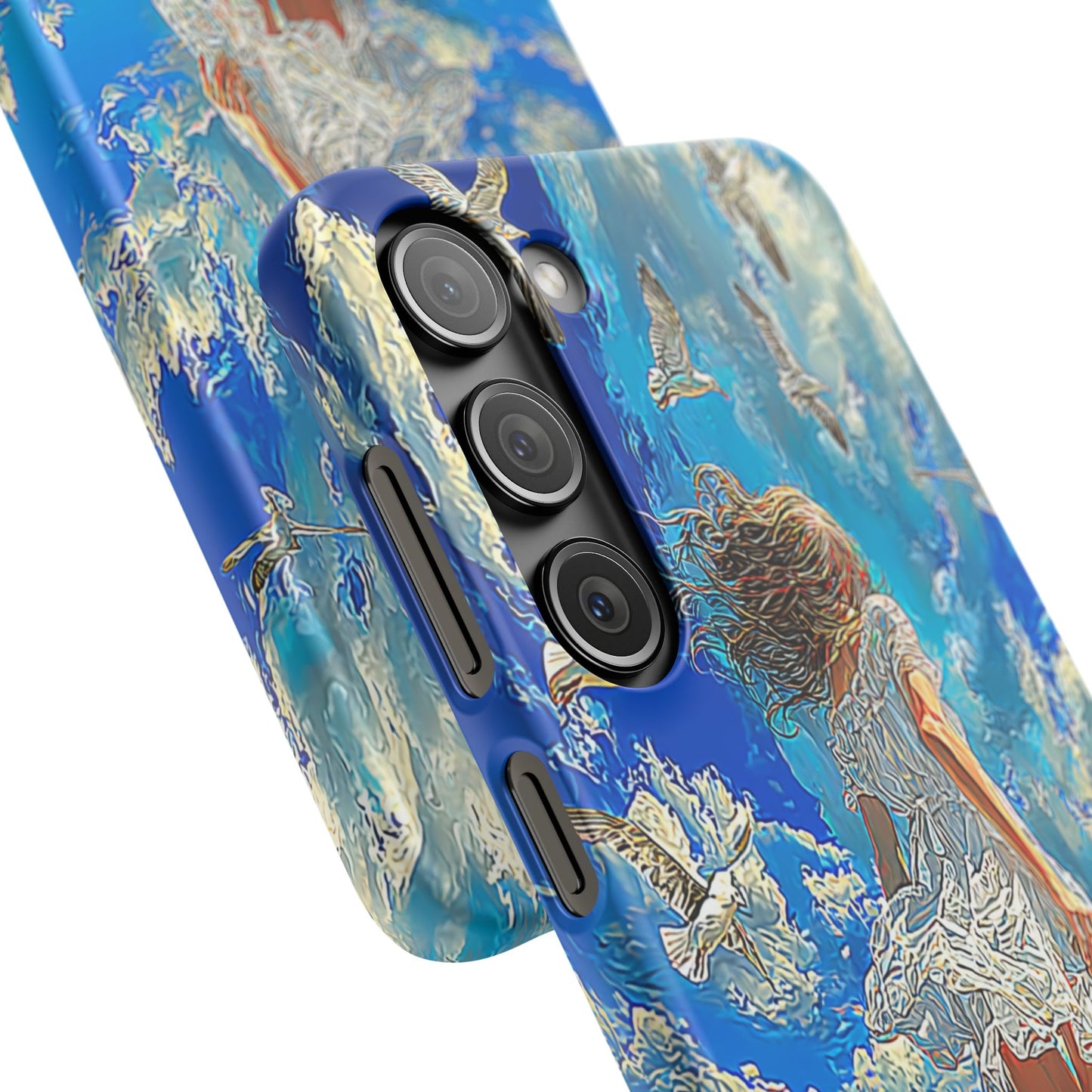 Dreamy Seaside Snap Case, Ocean Waves Phone Cover, Summer Vibe Gift, Cute Aesthetic Accessory, Beach Lover Case