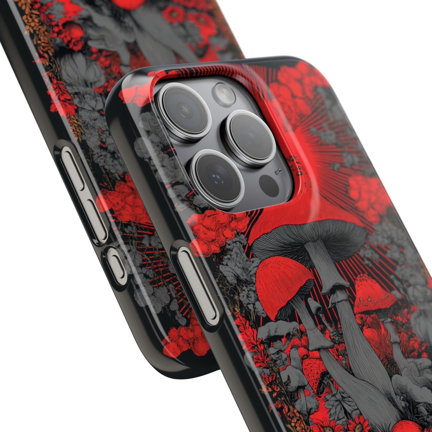 Fantasy Mushroom Snap Case Custom Phone Cover for iPhone and Samsung Mate and Glossy Avvialable