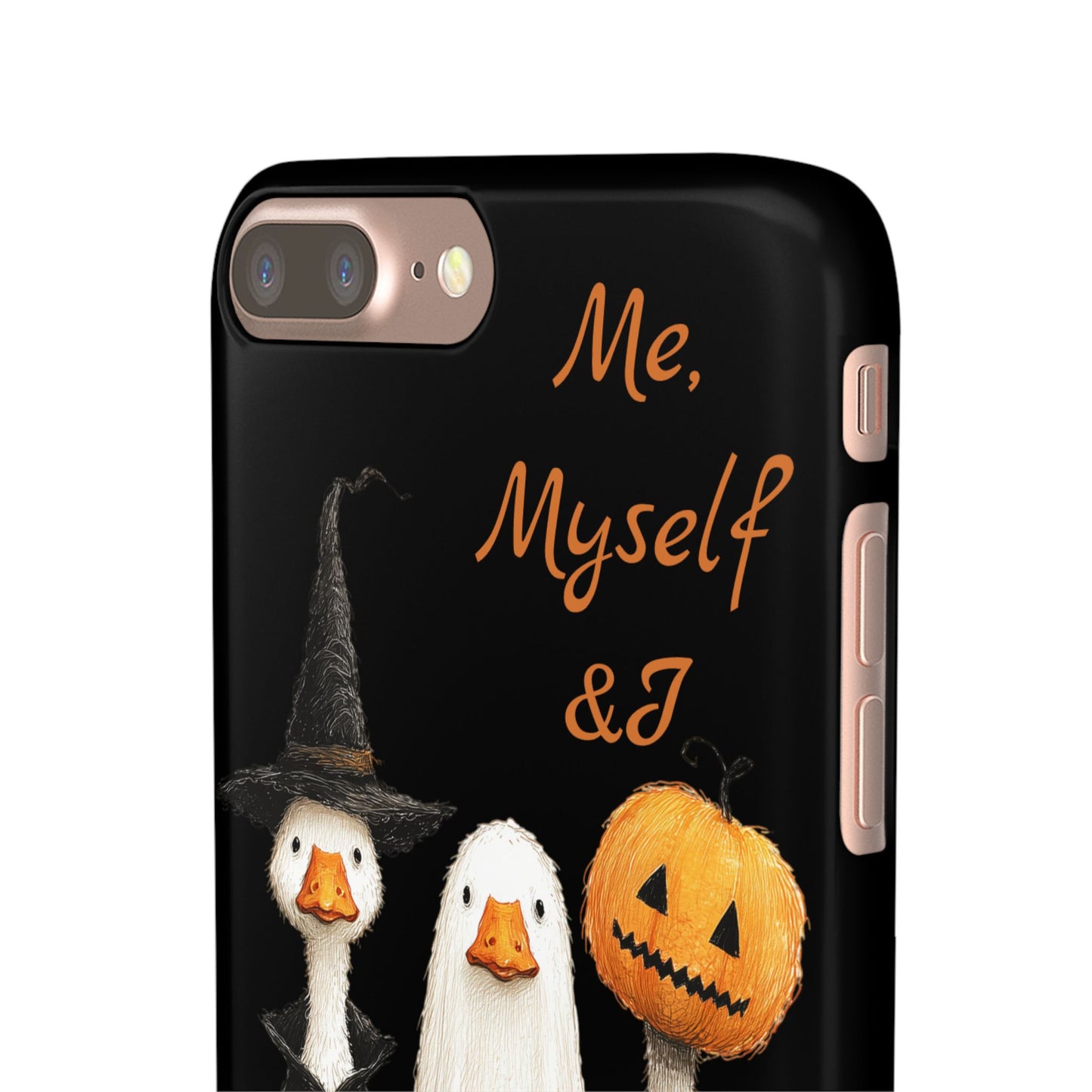 Halloween Goose Snap Case, Funny Goose Phone Case, Fall Accessories, Cute Halloween Gift, Me Myself & I Design