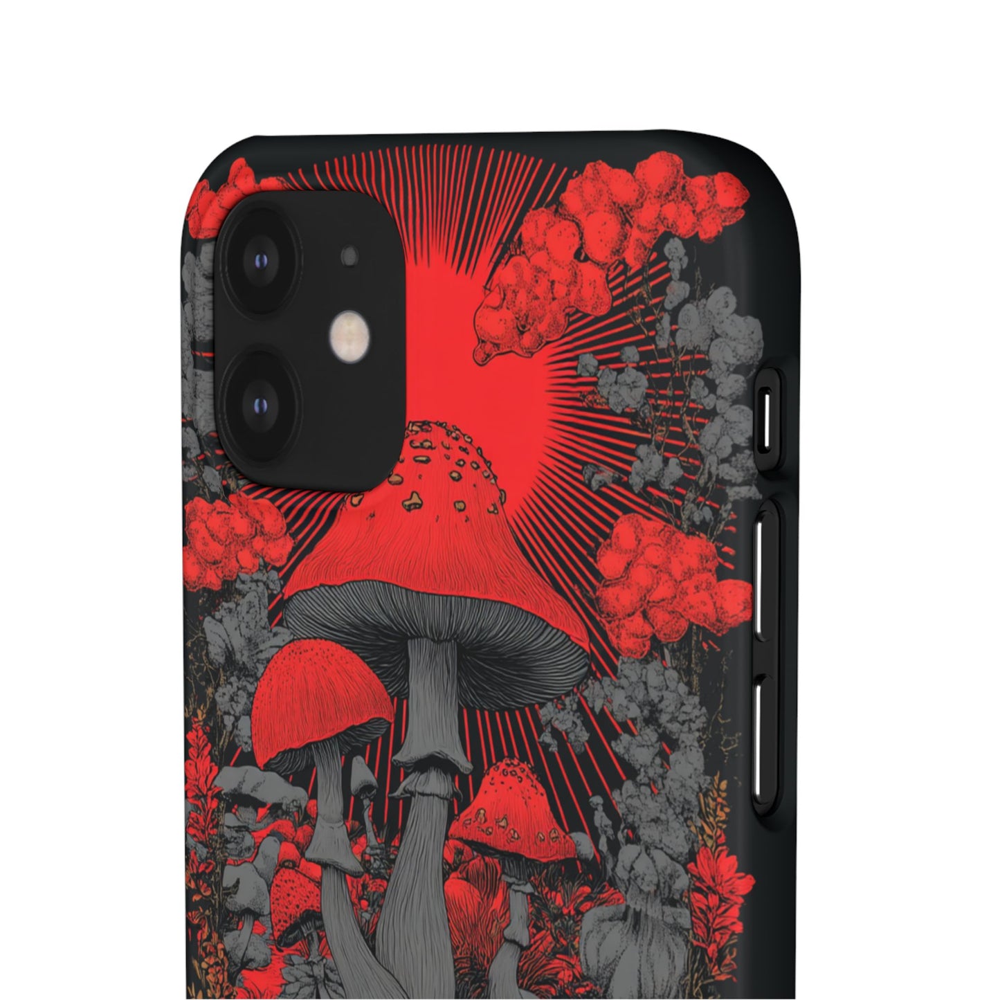 Fantasy Mushroom Snap Case Custom Phone Cover for iPhone and Samsung Mate and Glossy Avvialable