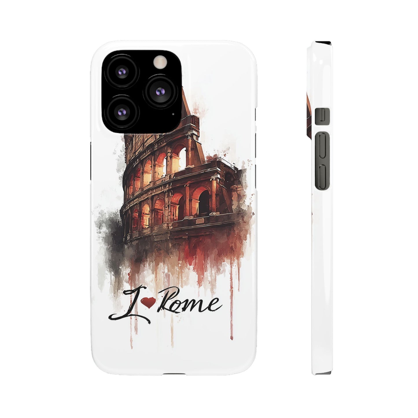 I Love Rome Snap Cases, Urban Phone Covers, Travel Accessories, Gift for Travelers, City Love Merch