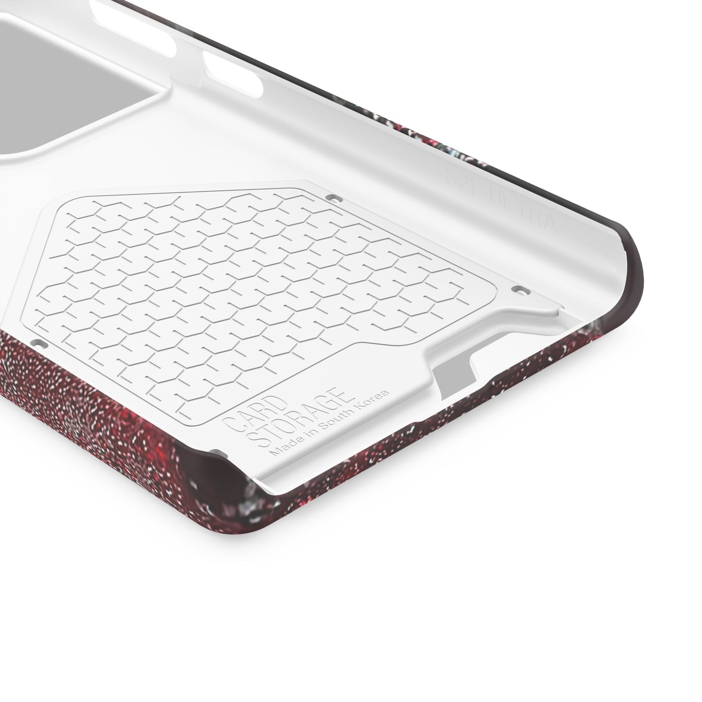 Pomegranate Phone Case with Card Holder, Durable Cover for Vegan Lovers, Fun Gift for Fruit Enthusiasts, Cute Accessory for Everyday Use