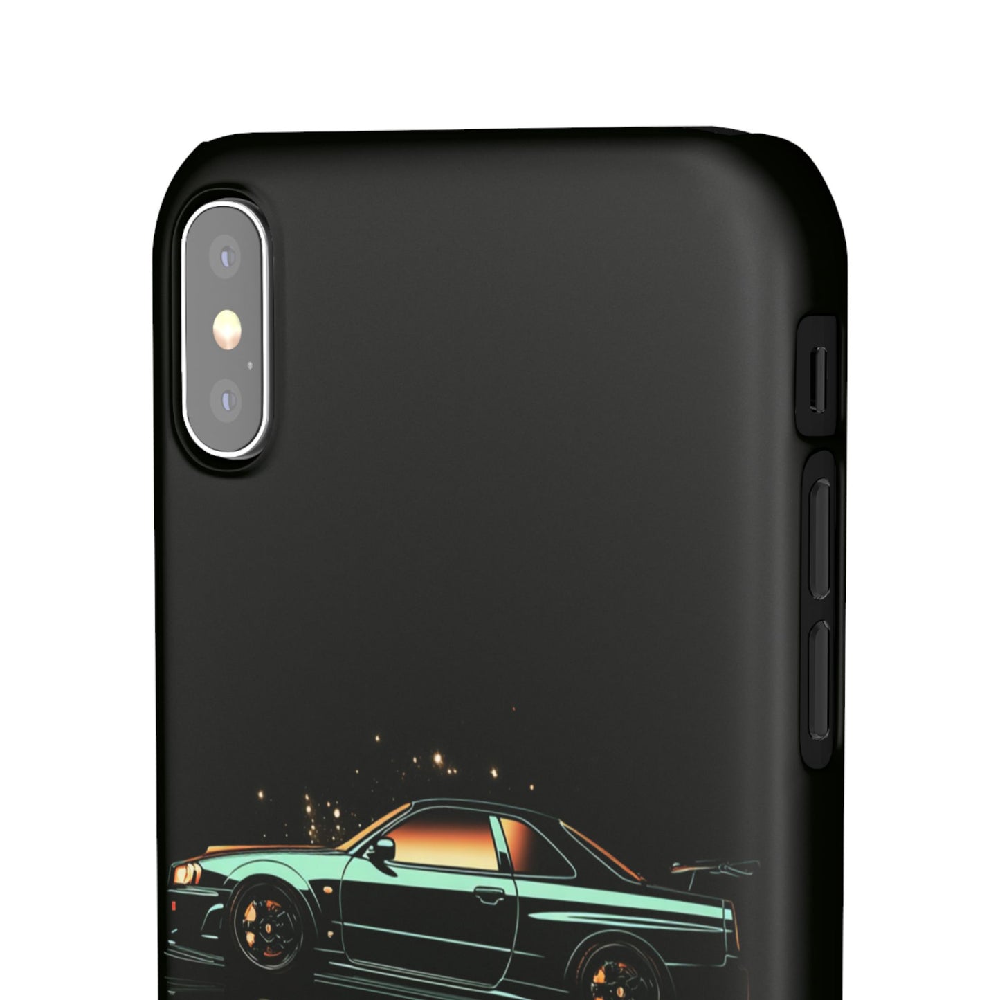 Green Skyleine R34 GTR Art Snap Case and Protective Phone Cover For iPhone and Samsung