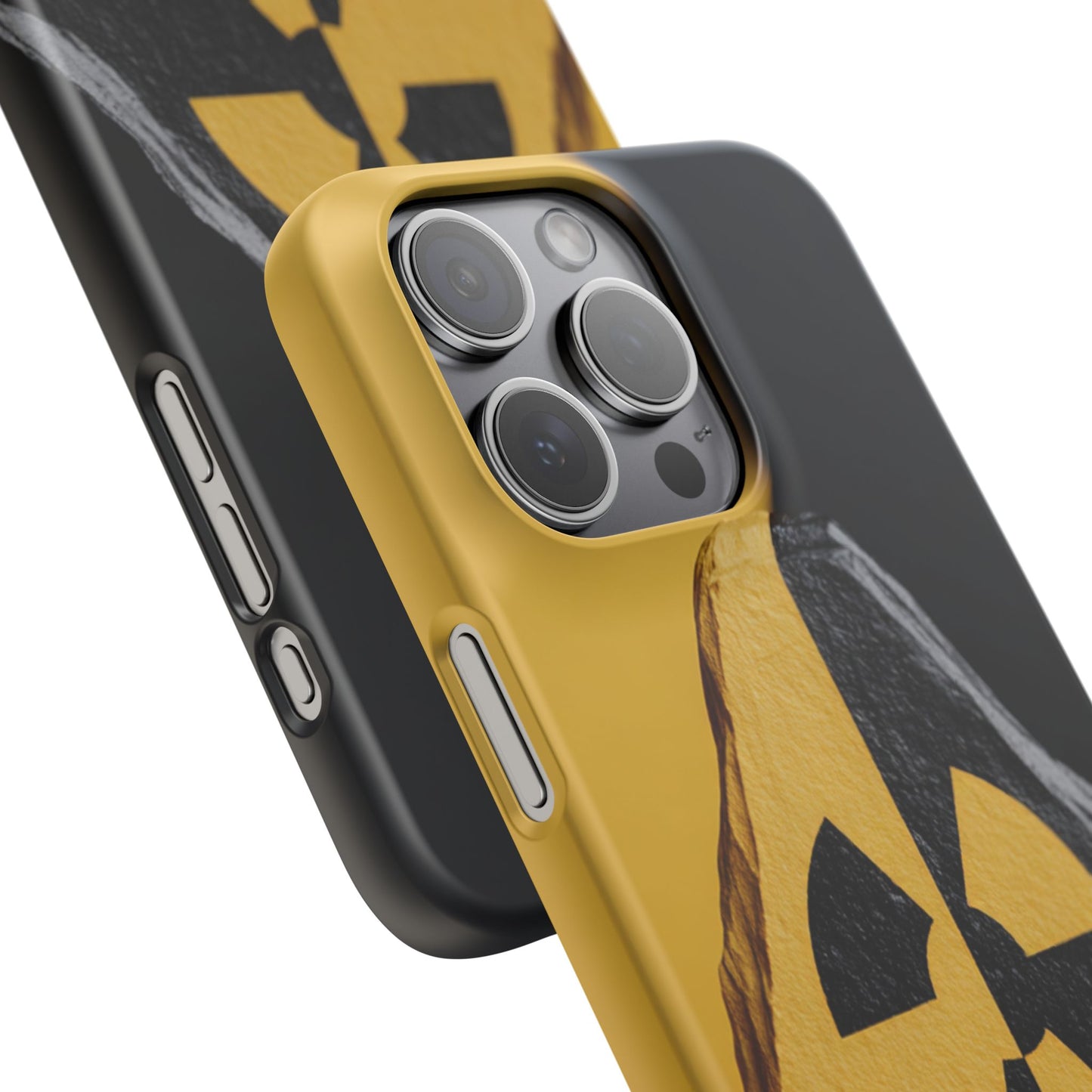 Bold Graphic Snap Case, Radiation Symbol Phone Cover, Trendy Phone Accessory, Unique Gift for Tech Lovers, Stylish Mobile Case