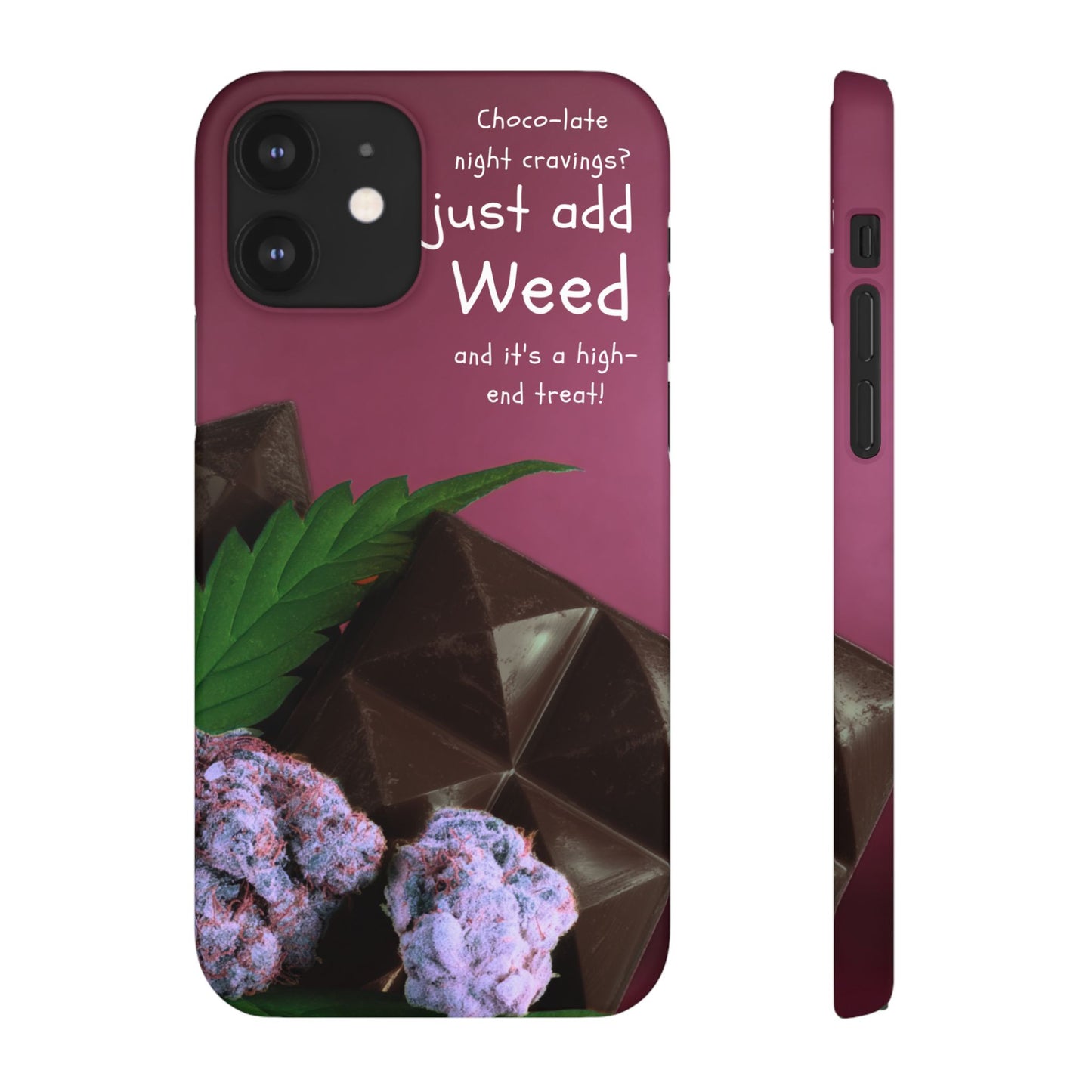 High-End Treat Snap Cases for Weed Enthusiasts Iphone and Samsung Phone Cover