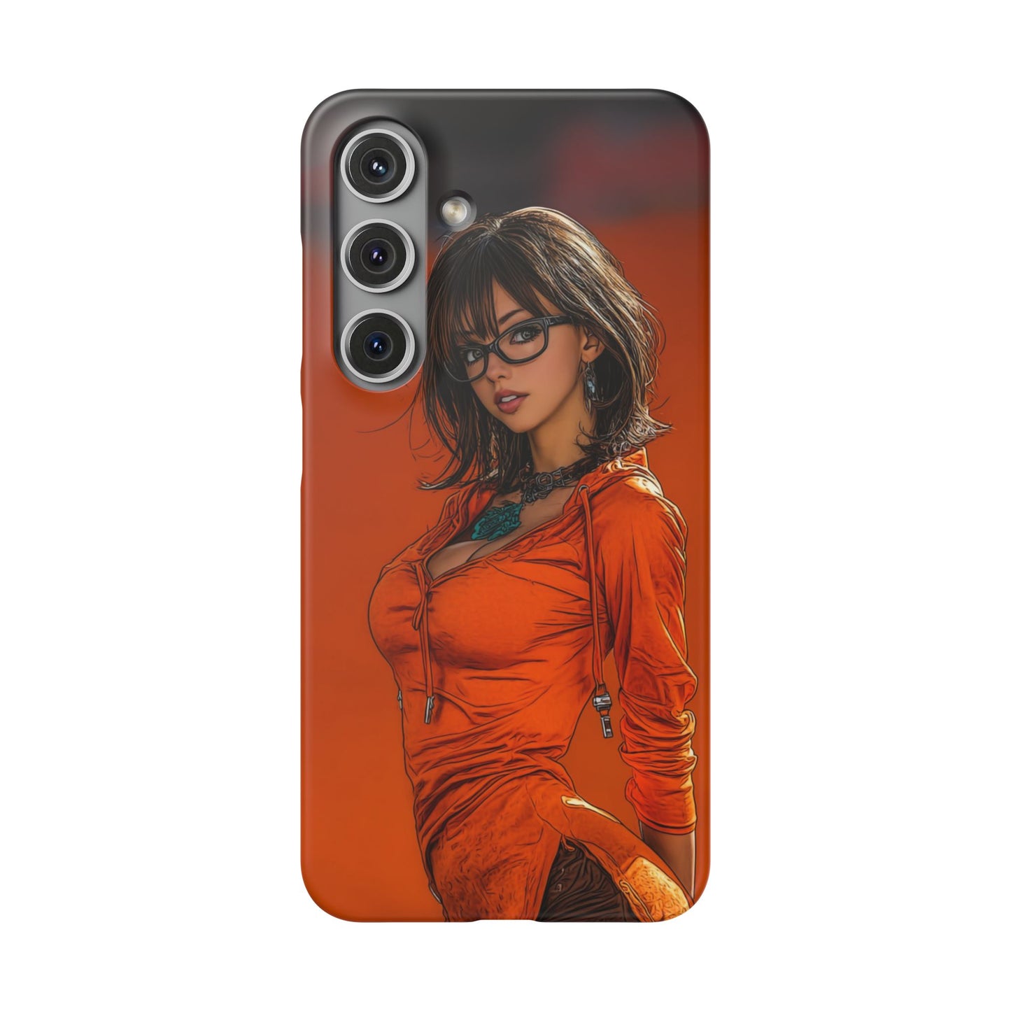 Velma Dinkley Cleveland Browns Fan Snap Cases, Phone Cover, Cartoon Style Art, Custom Case, Protective Shell