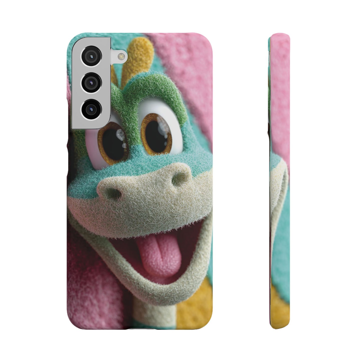 Fun Dino Snap Case for Kids | Cute Phone Cover | Colorful Mobile Accessory | Birthday Gift | Child's Tech Style