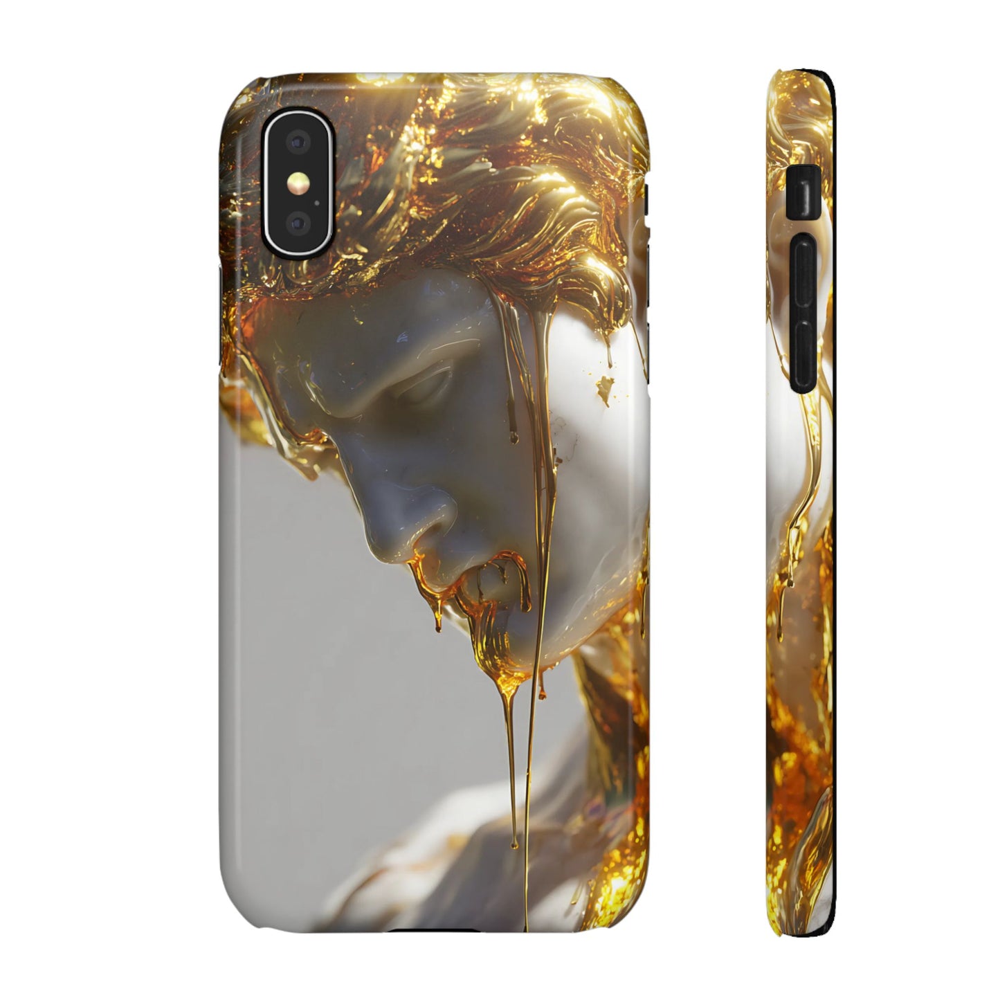 Gold Goddess Art Snap Case, Artistic Phone Cover, Unique Phone Accessory, Gift for Art Lovers, Stylish Protection