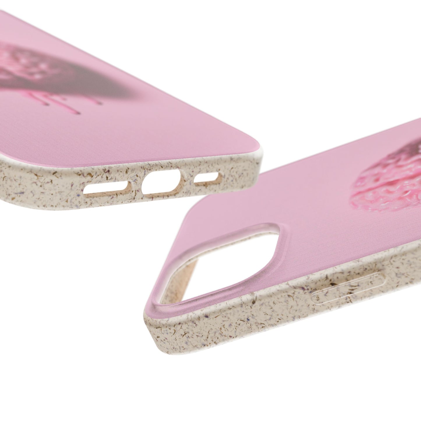 Eco-Friendly Brain Design Phone Case, Biodegradable Phone Cover, Unique Gift for Tech Lovers, Sustainable Accessory, Cute Phone Case