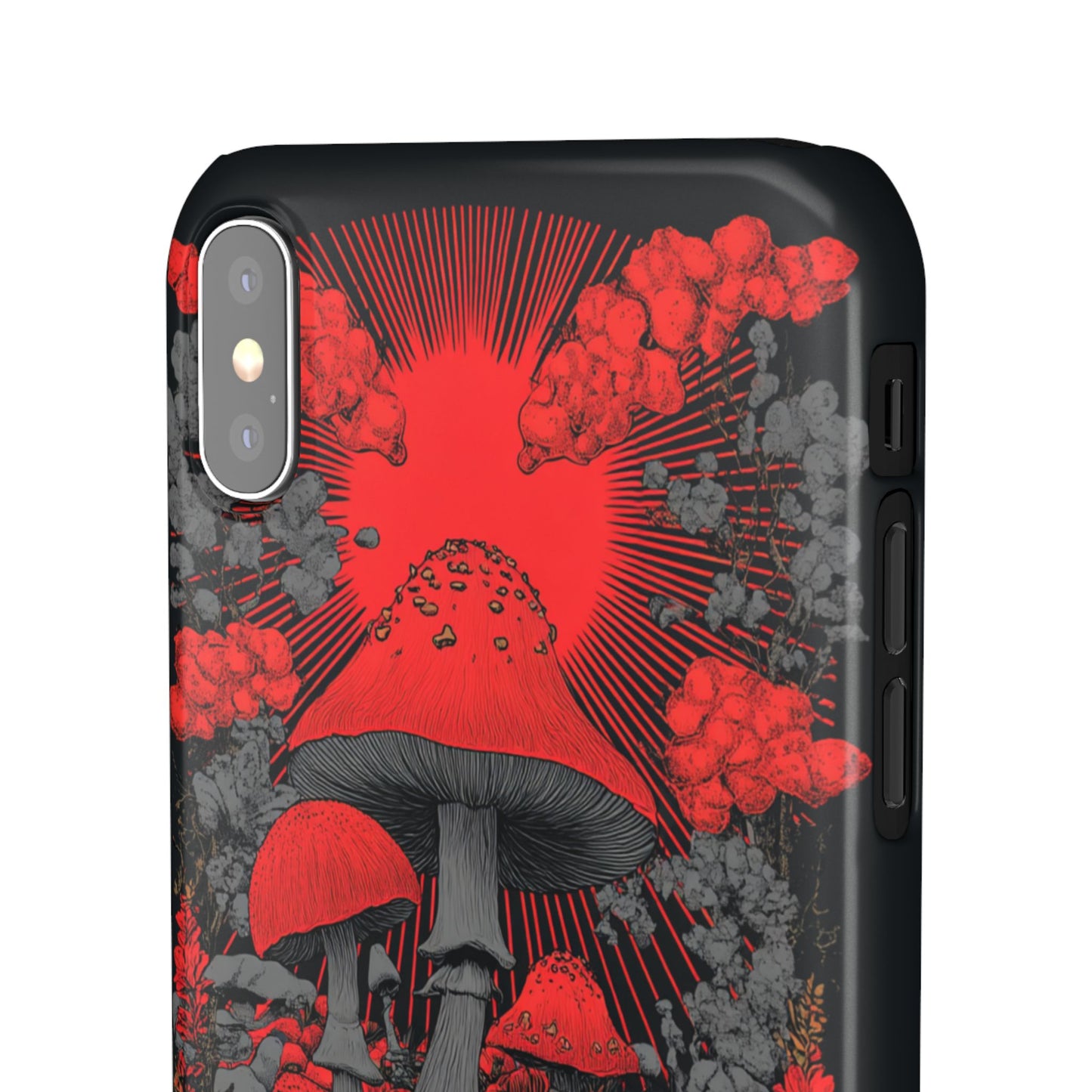 Fantasy Mushroom Snap Case Custom Phone Cover for iPhone and Samsung Mate and Glossy Avvialable