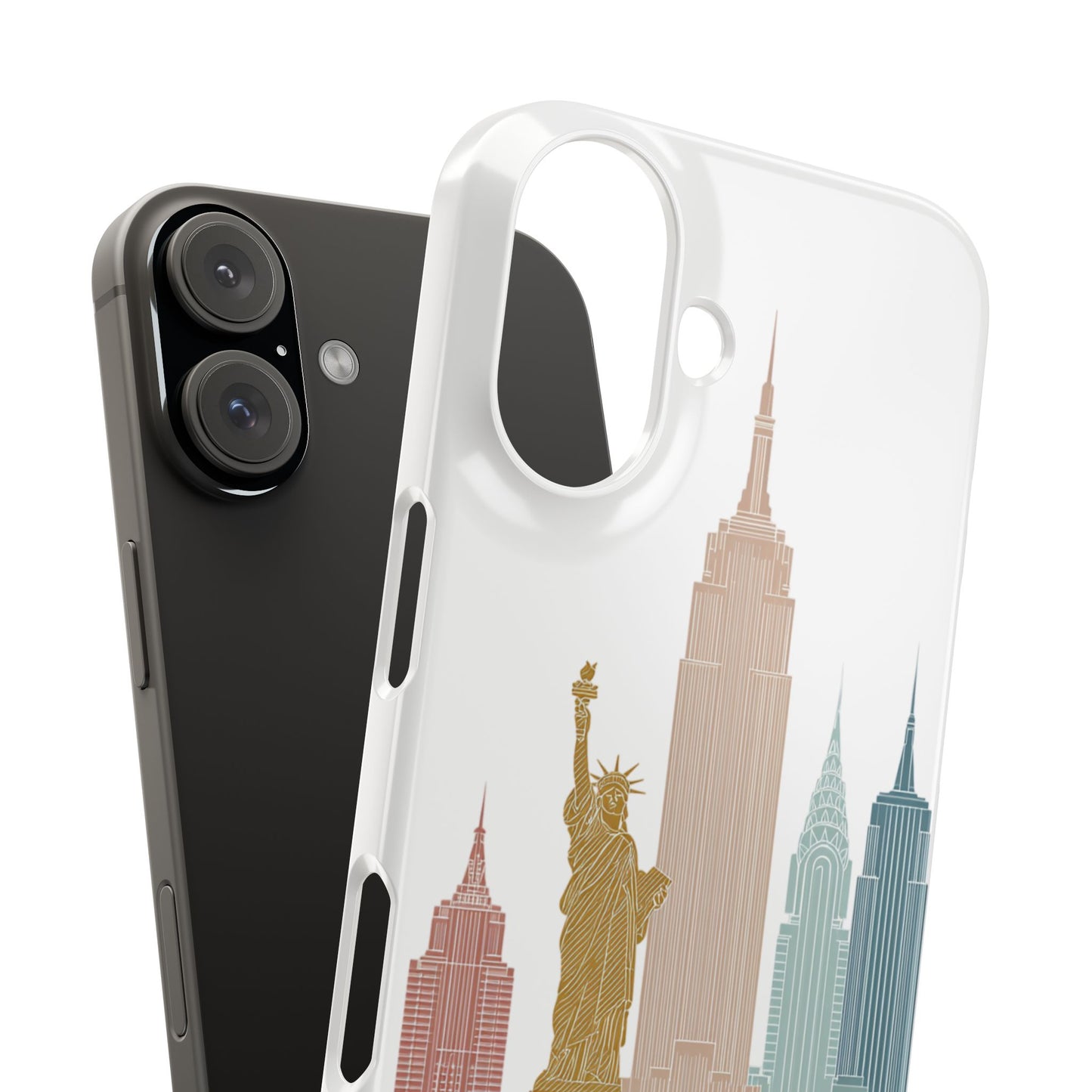 Stylish New York Snap Case, Urban Phone Cover, Cityscape Phone Case, Gift for Travelers, Trendy Protective Case