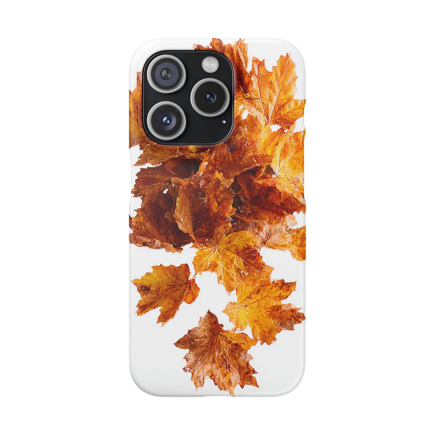 Autumn Leaf Phone Case | Fall Snap Cases, Phone Accessories, Nature Lover Gift, Seasonal Decor, Cozy Fall Vibes