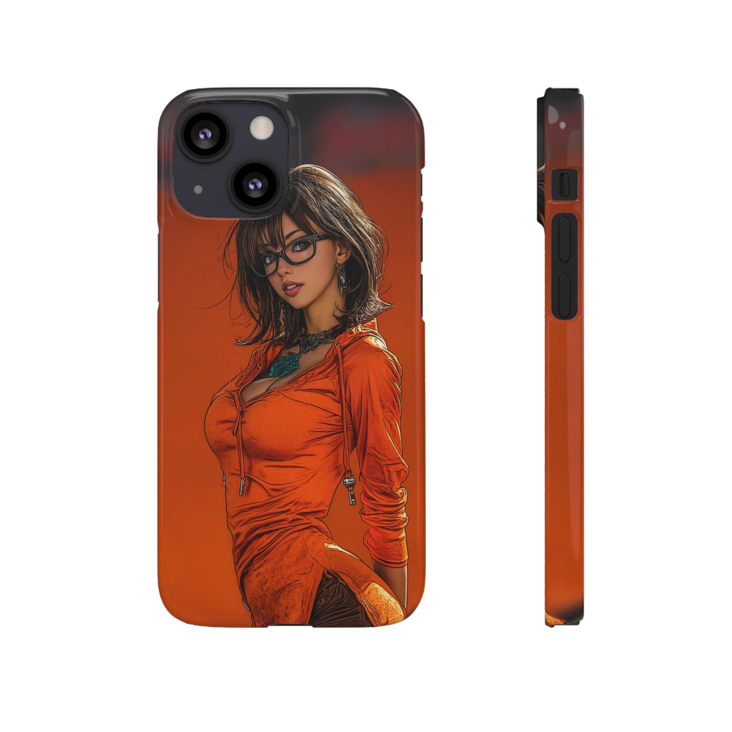 Velma Dinkley Cleveland Browns Fan Snap Cases, Phone Cover, Cartoon Style Art, Custom Case, Protective Shell