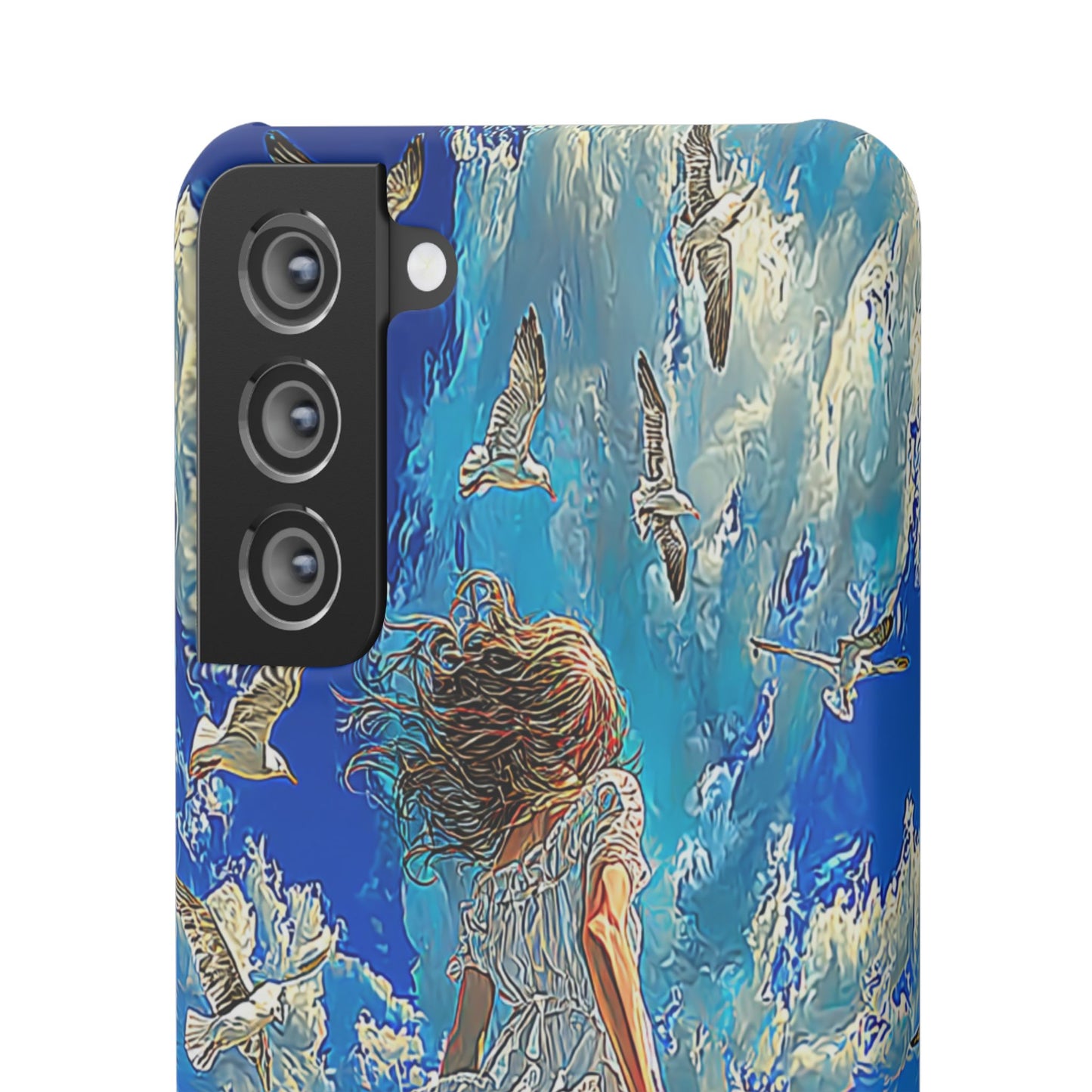 Dreamy Seaside Snap Case, Ocean Waves Phone Cover, Summer Vibe Gift, Cute Aesthetic Accessory, Beach Lover Case