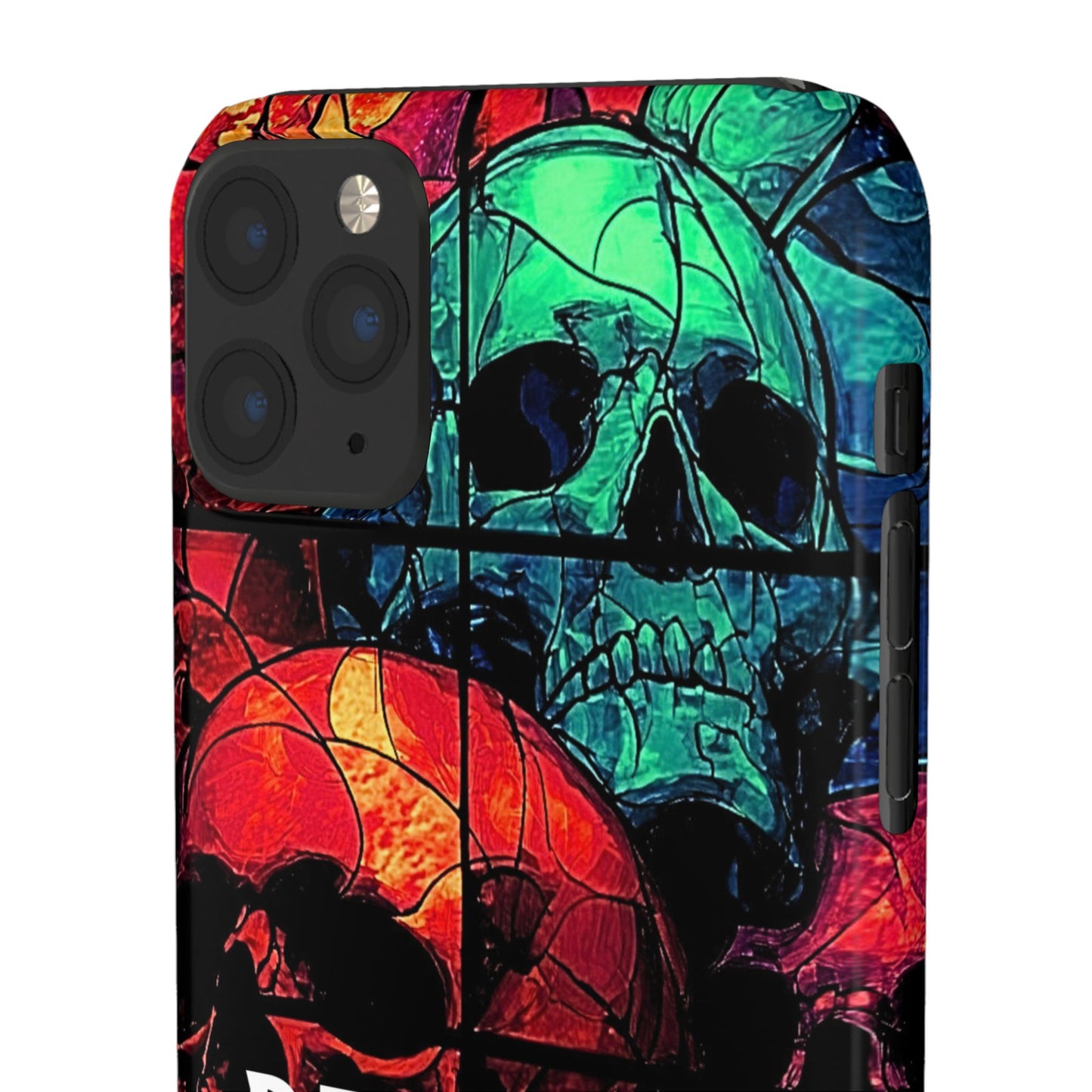 Halloween Custom Requiem Skull Snap Case Phone Cover for iPhone and Samsung