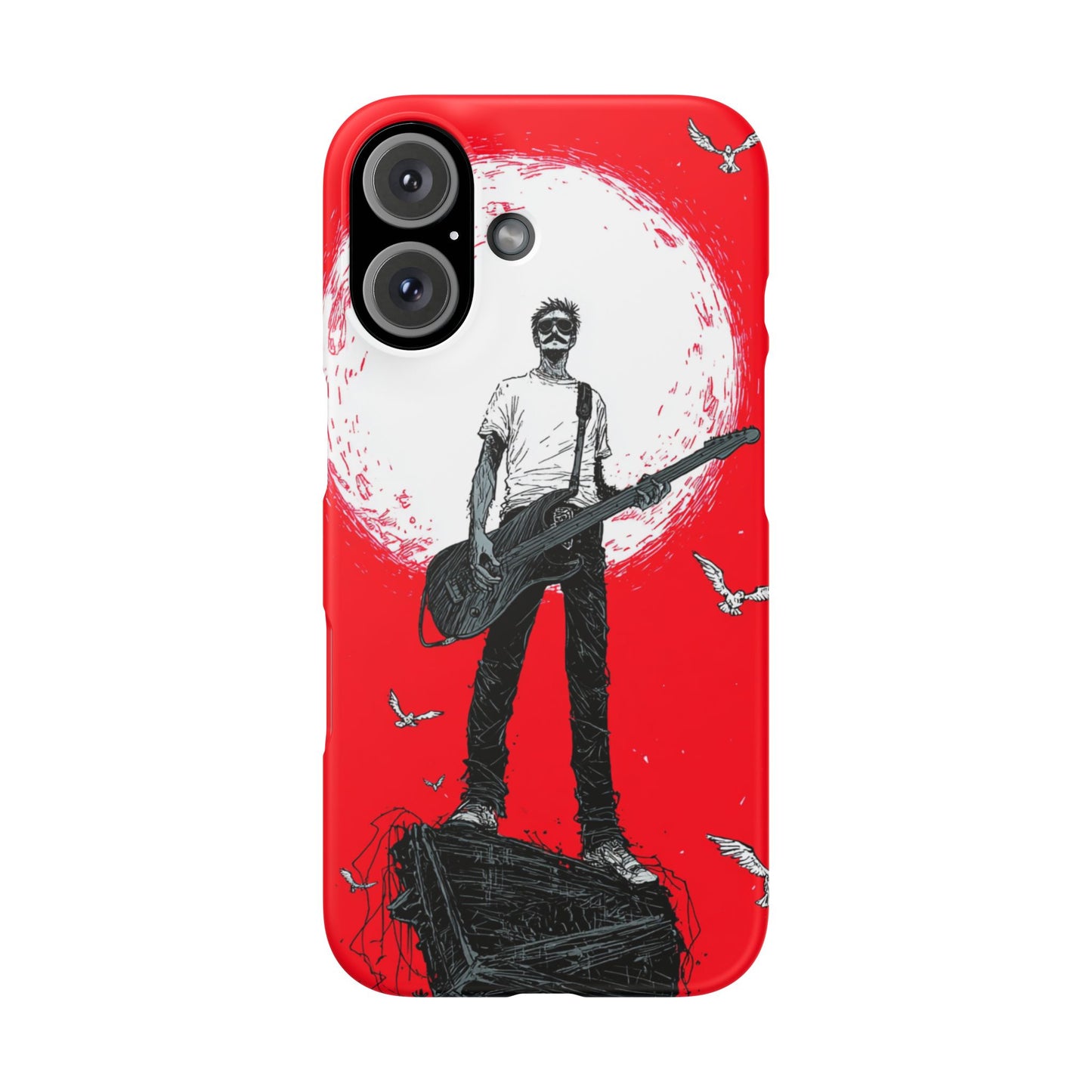 Rock & Roll Snap Cases - Music Lover's Phone Protection, Edgy Art, Gift for Guitarists, Cool Accessory for Teens