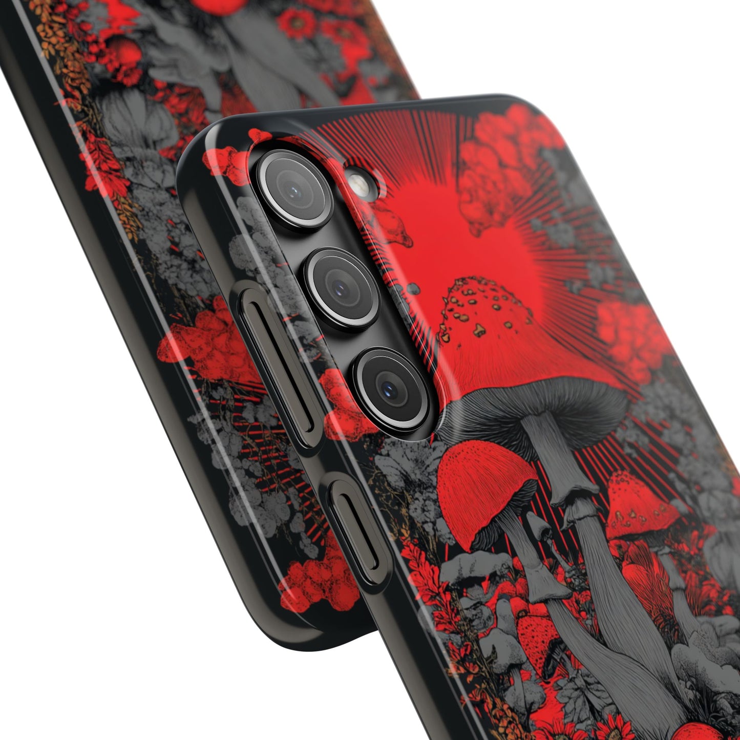 Fantasy Mushroom Snap Case Custom Phone Cover for iPhone and Samsung Mate and Glossy Avvialable