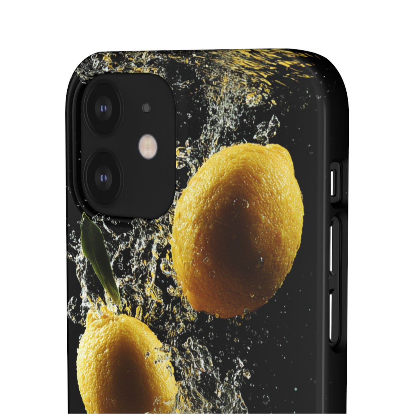 Lemon Splash Phone Case - Vibrant Snap Case, Fruit Lover Gift, Summer Vibes, Kitchen Decor, Unique Phone Accessories