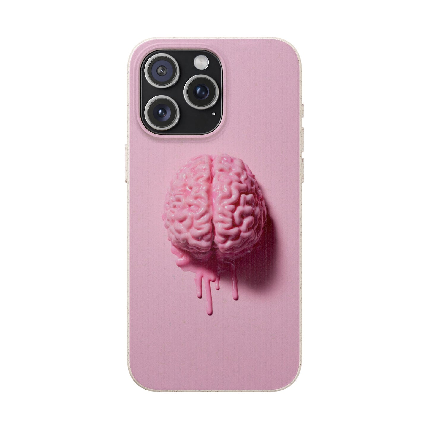 Eco-Friendly Brain Design Phone Case, Biodegradable Phone Cover, Unique Gift for Tech Lovers, Sustainable Accessory, Cute Phone Case