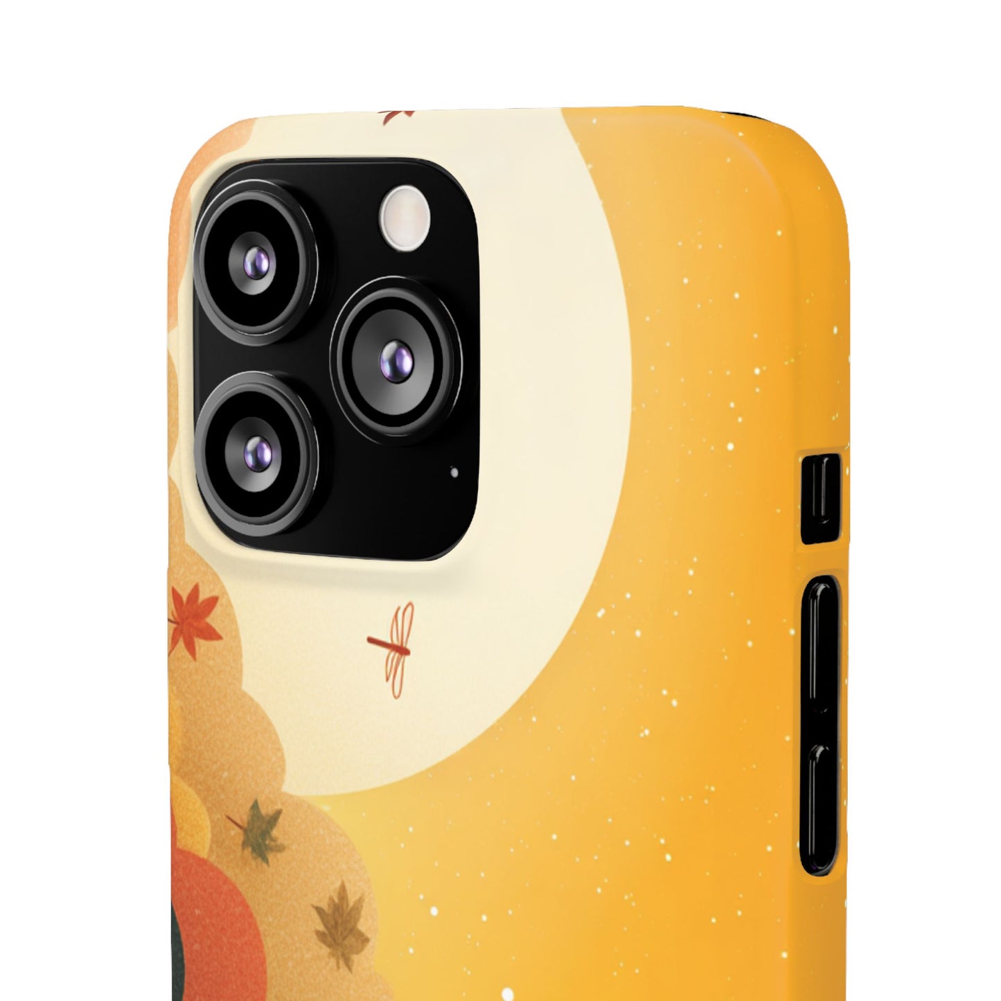 Autumn Sunset Snap Case, Fall Phone Cover, Nature-Themed Accessory, Gift for Her, Seasonal Aesthetic