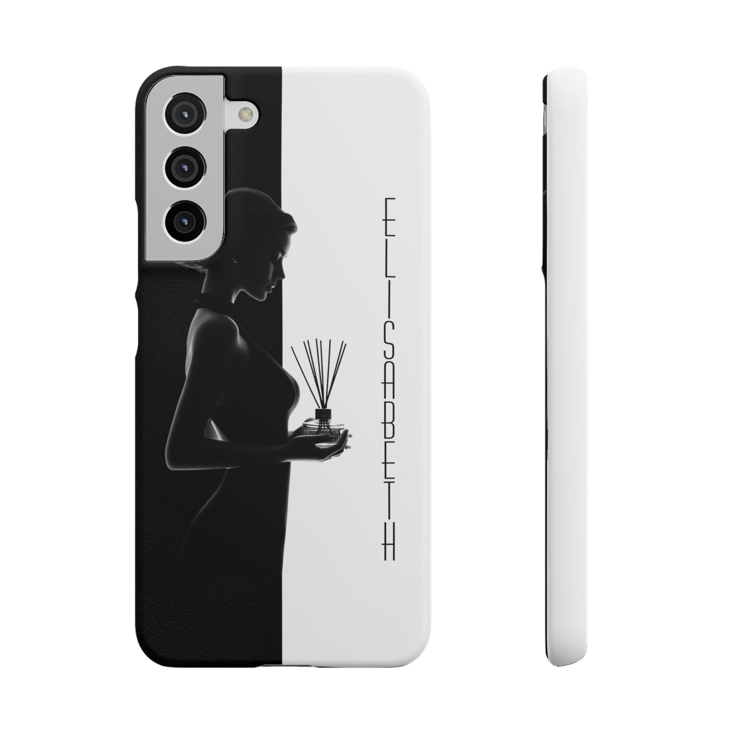 Custom Black and White Snap Case for Women Phone Cover for iPhone and Samsung