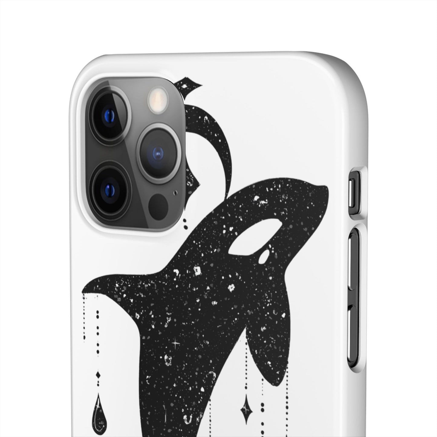 Celestial Orca Snap Case | Phone Cover, Whale Lover Gift, Cosmic Decor, Unique Art, Ocean Vibe