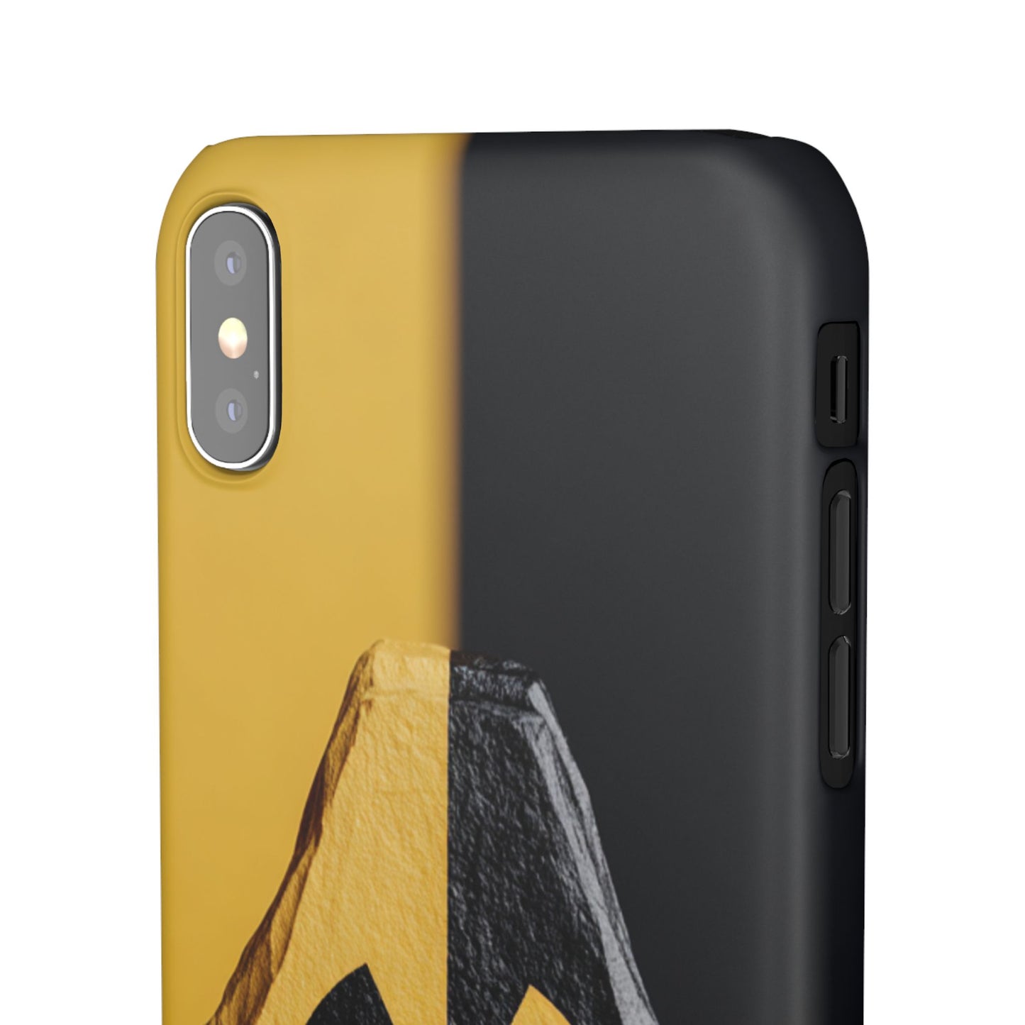 Bold Graphic Snap Case, Radiation Symbol Phone Cover, Trendy Phone Accessory, Unique Gift for Tech Lovers, Stylish Mobile Case