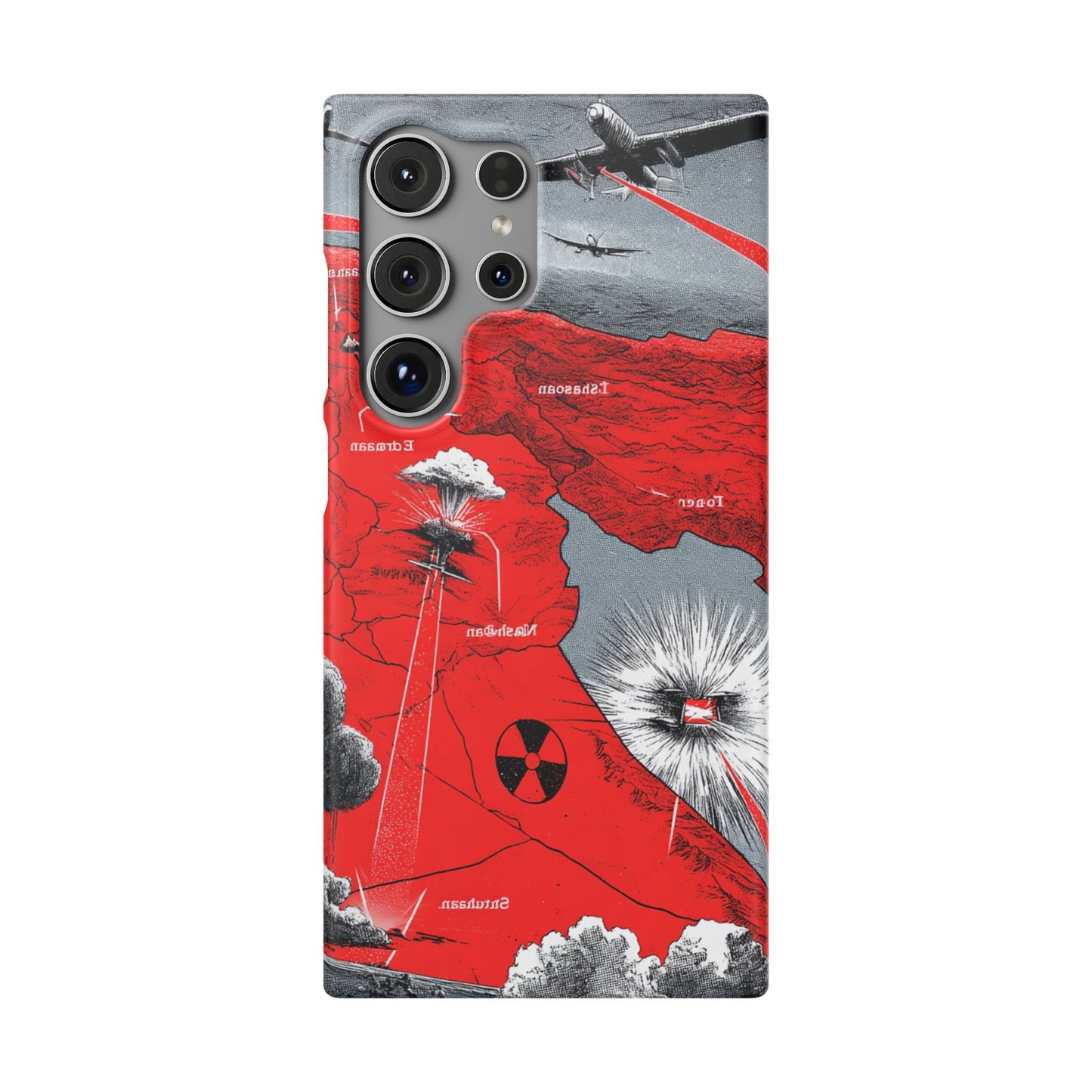 Bold Graphic Snap Case with Dramatic Design, Unique Phone Cover, Artistic Protection for iPhone, Trendy Gadget Gift, Edgy Tech Accessory