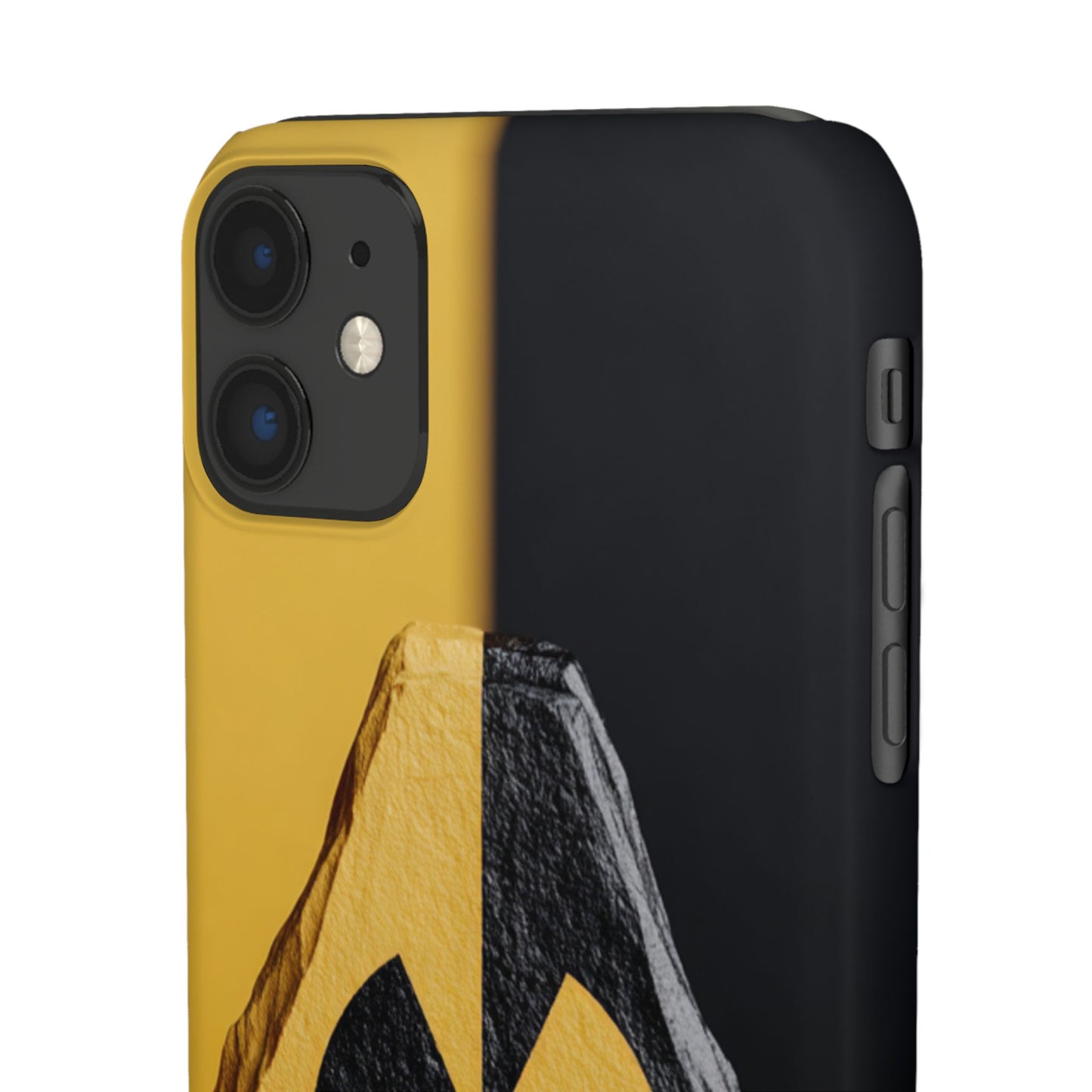 Bold Graphic Snap Case, Radiation Symbol Phone Cover, Trendy Phone Accessory, Unique Gift for Tech Lovers, Stylish Mobile Case