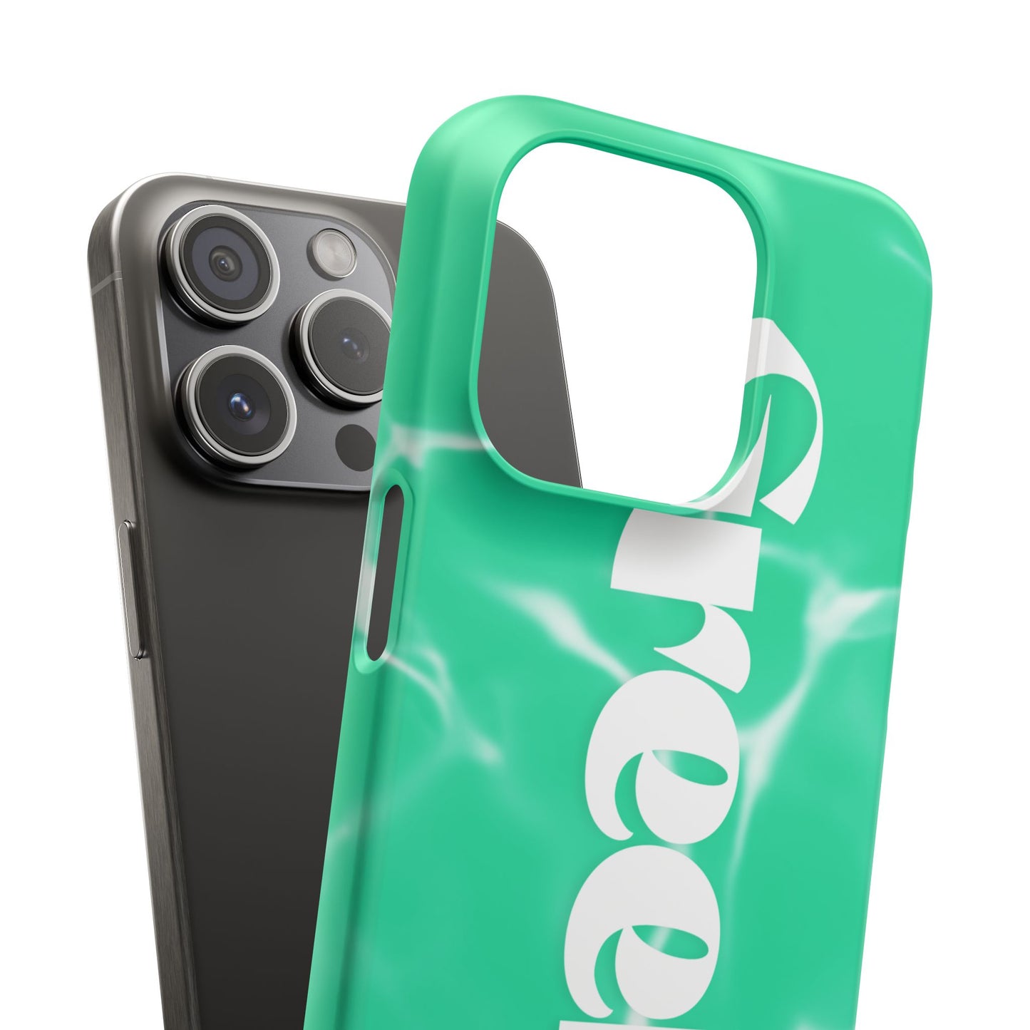 Aqua Pool Vibe Snap Case, Tropical Phone Cover, Summer Accessory, Trendy Gift for Friends, Beach Lover's Essential