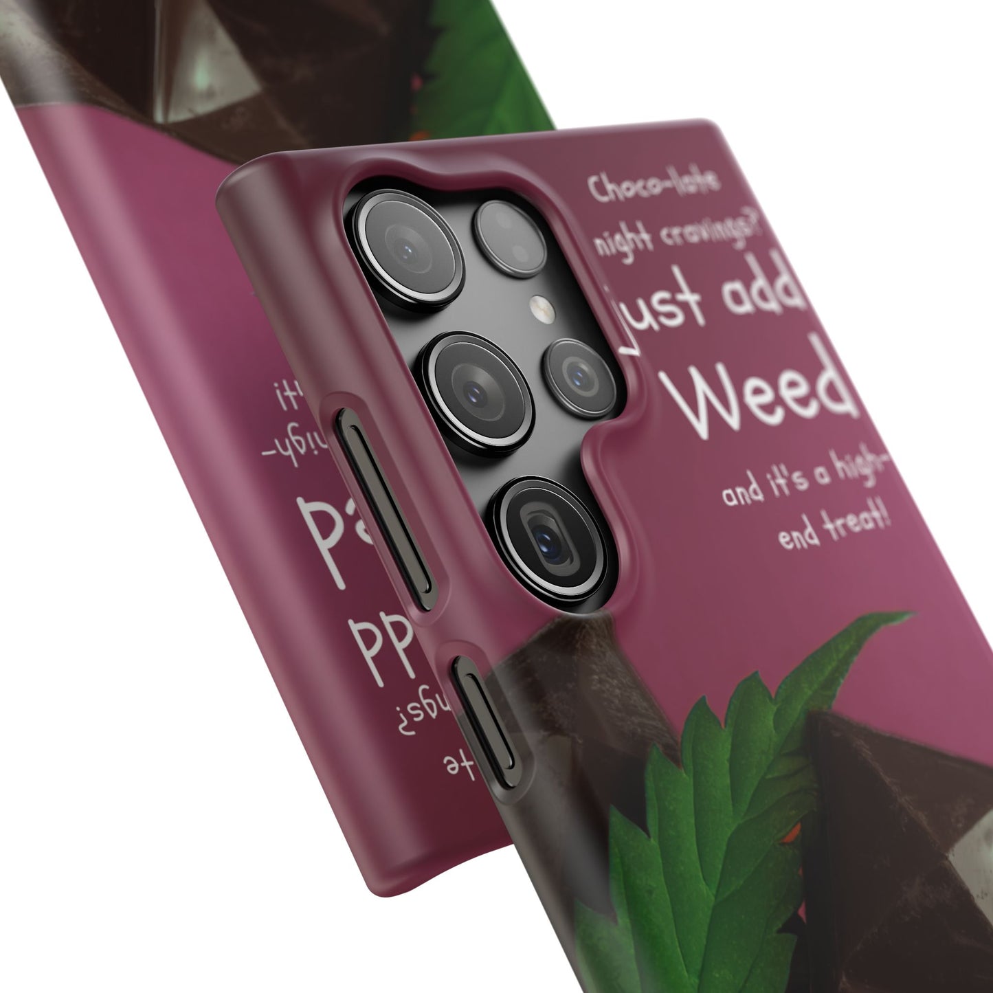 High-End Treat Snap Cases for Weed Enthusiasts Iphone and Samsung Phone Cover