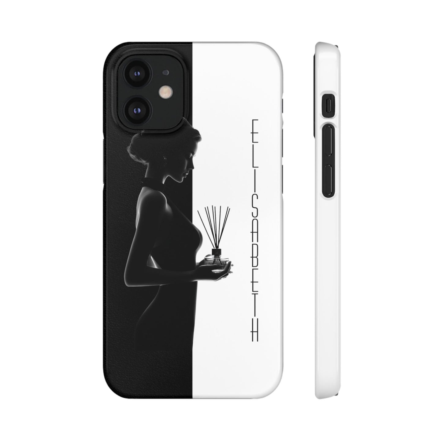 Custom Black and White Snap Case for Women Phone Cover for iPhone and Samsung