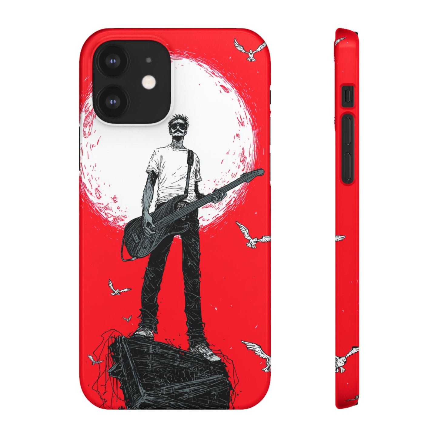 Rock & Roll Snap Cases - Music Lover's Phone Protection, Edgy Art, Gift for Guitarists, Cool Accessory for Teens
