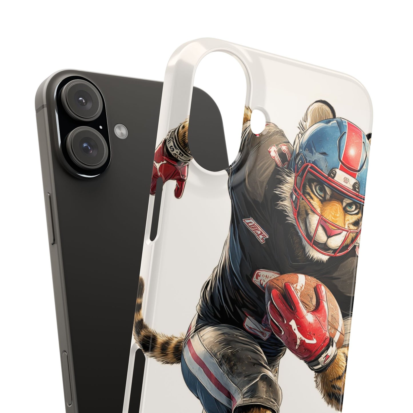 Sporty Animal Snap Cases for Phone, Unique Art, Gift for Sports Lovers, Fun Design for Gamers, iPhone Accessories
