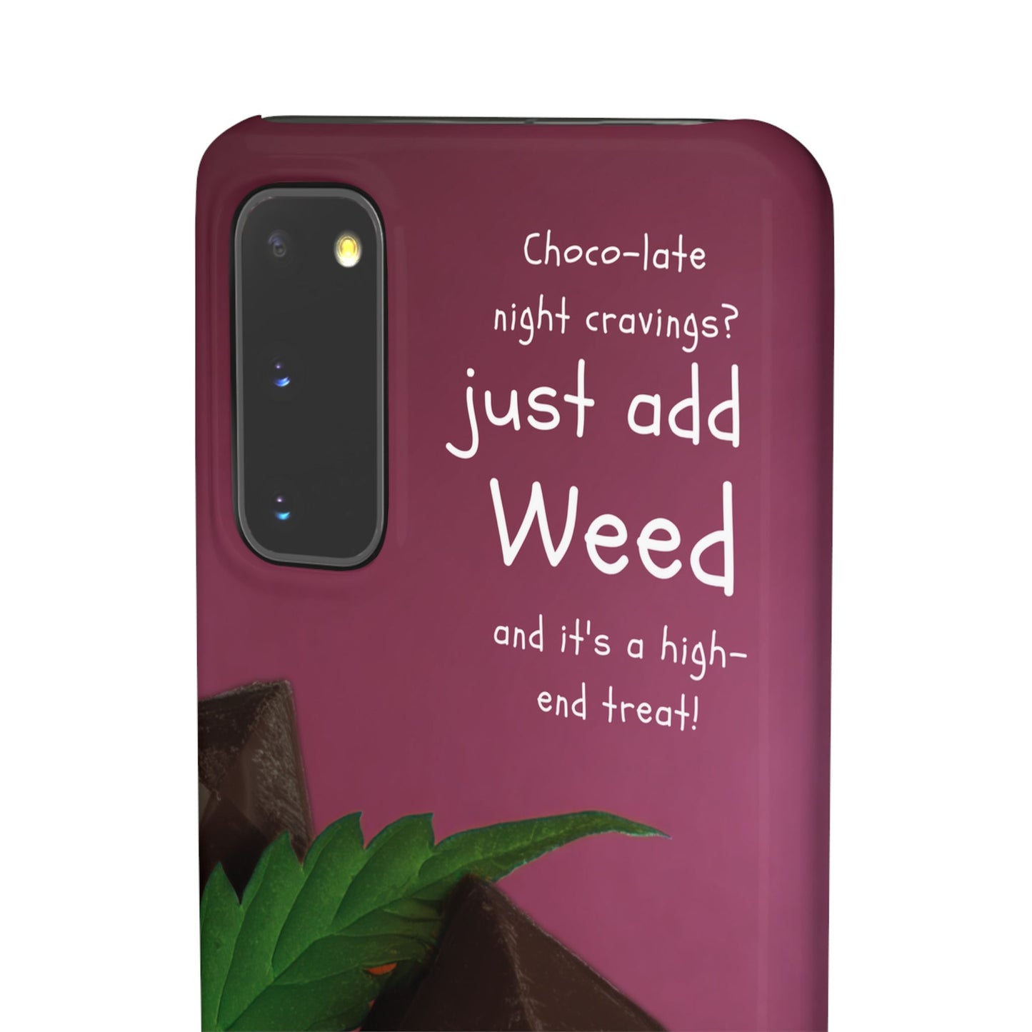 High-End Treat Snap Cases for Weed Enthusiasts Iphone and Samsung Phone Cover