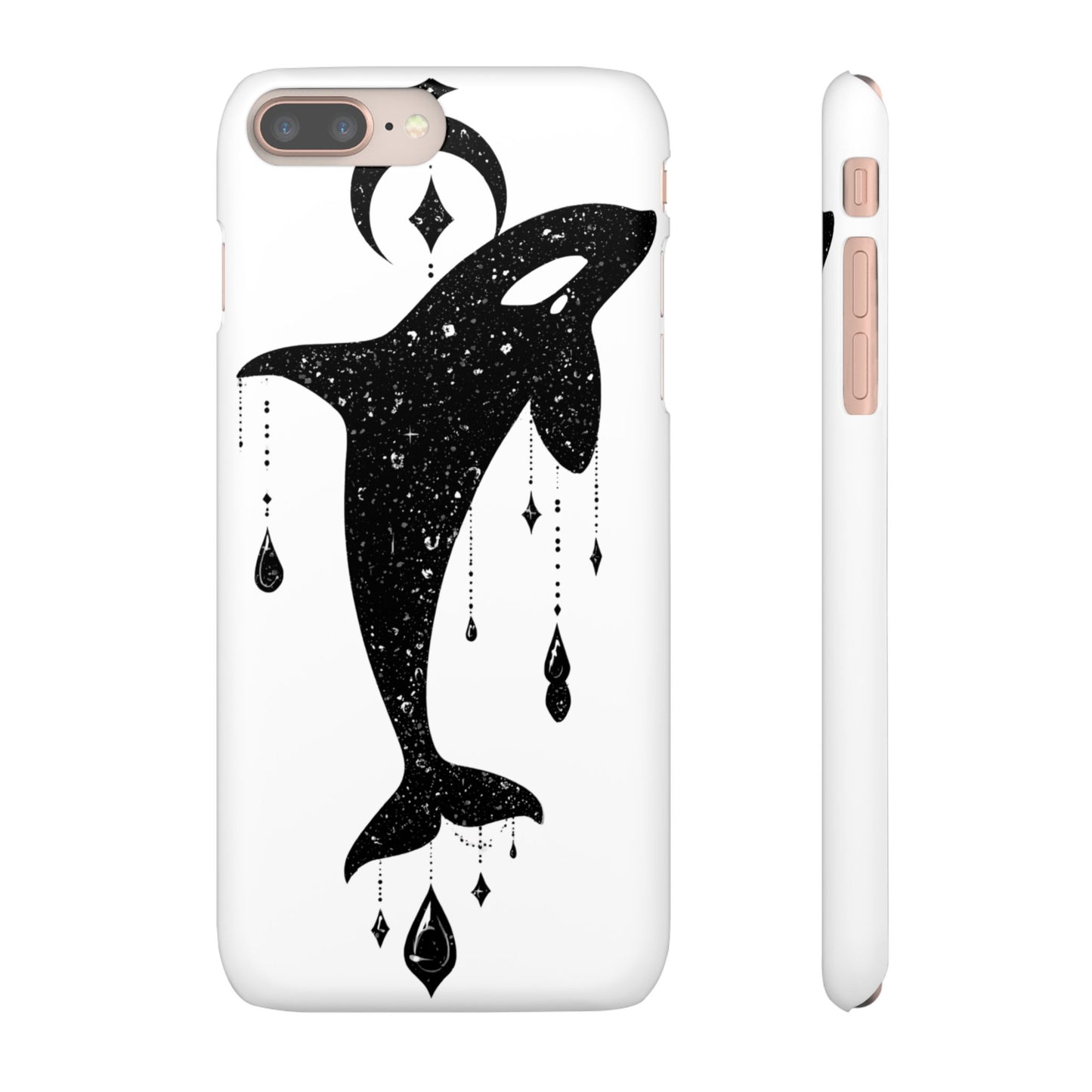 Celestial Orca Snap Case | Phone Cover, Whale Lover Gift, Cosmic Decor, Unique Art, Ocean Vibe