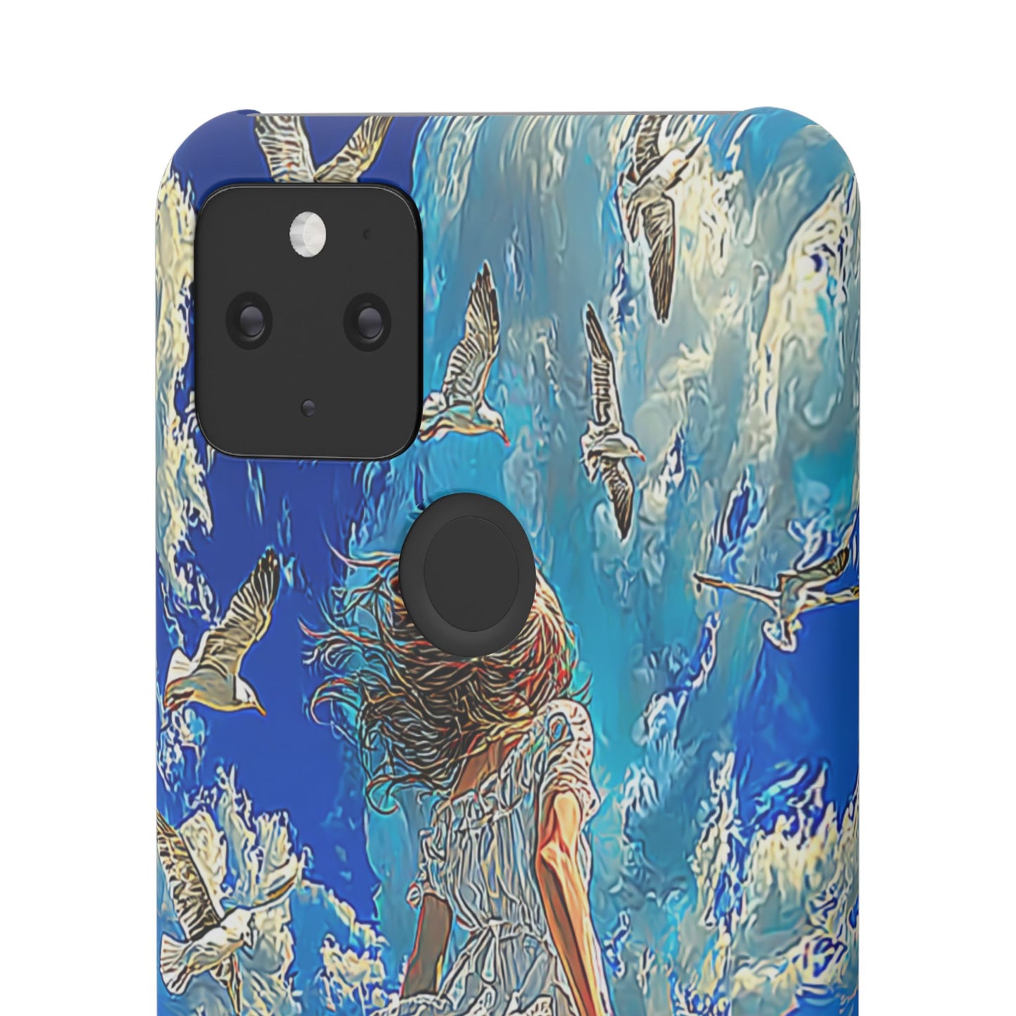 Dreamy Seaside Snap Case, Ocean Waves Phone Cover, Summer Vibe Gift, Cute Aesthetic Accessory, Beach Lover Case
