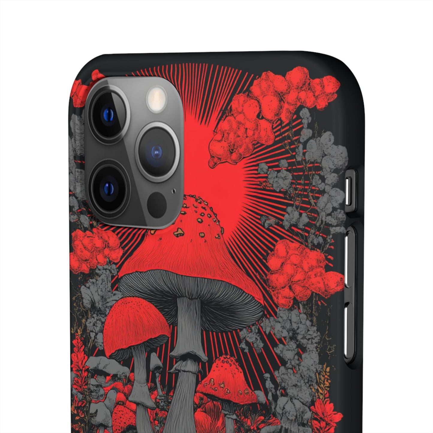 Fantasy Mushroom Snap Case Custom Phone Cover for iPhone and Samsung Mate and Glossy Avvialable