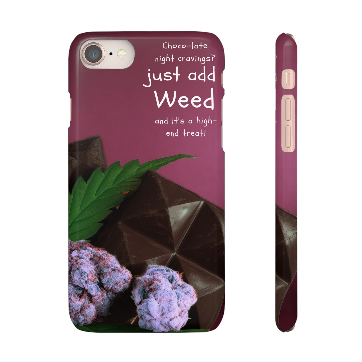 High-End Treat Snap Cases for Weed Enthusiasts Iphone and Samsung Phone Cover